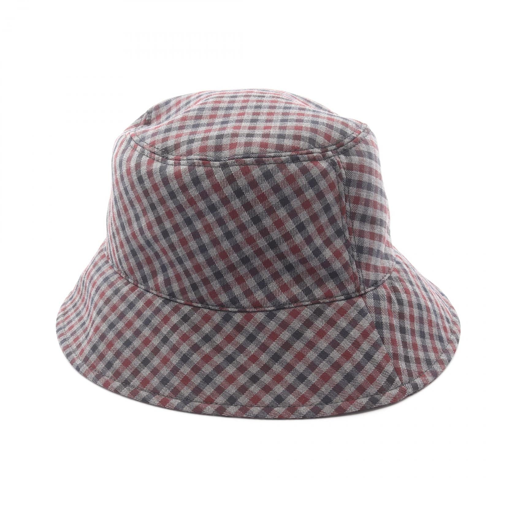 ミュウミュウ ロゴ刺繍 ウールハット