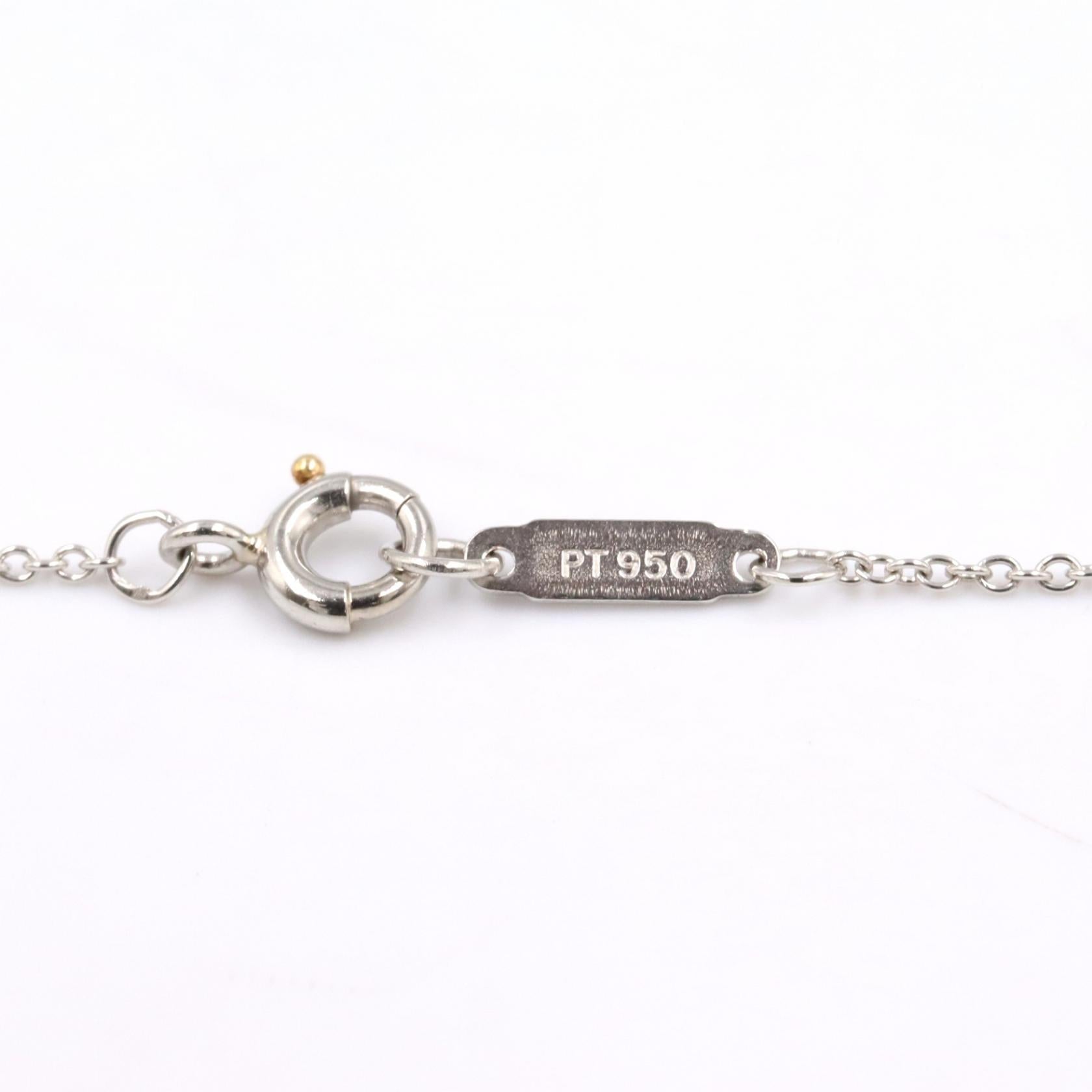 ティファニー Pt950プラチナ ダイヤモンド ネックレス