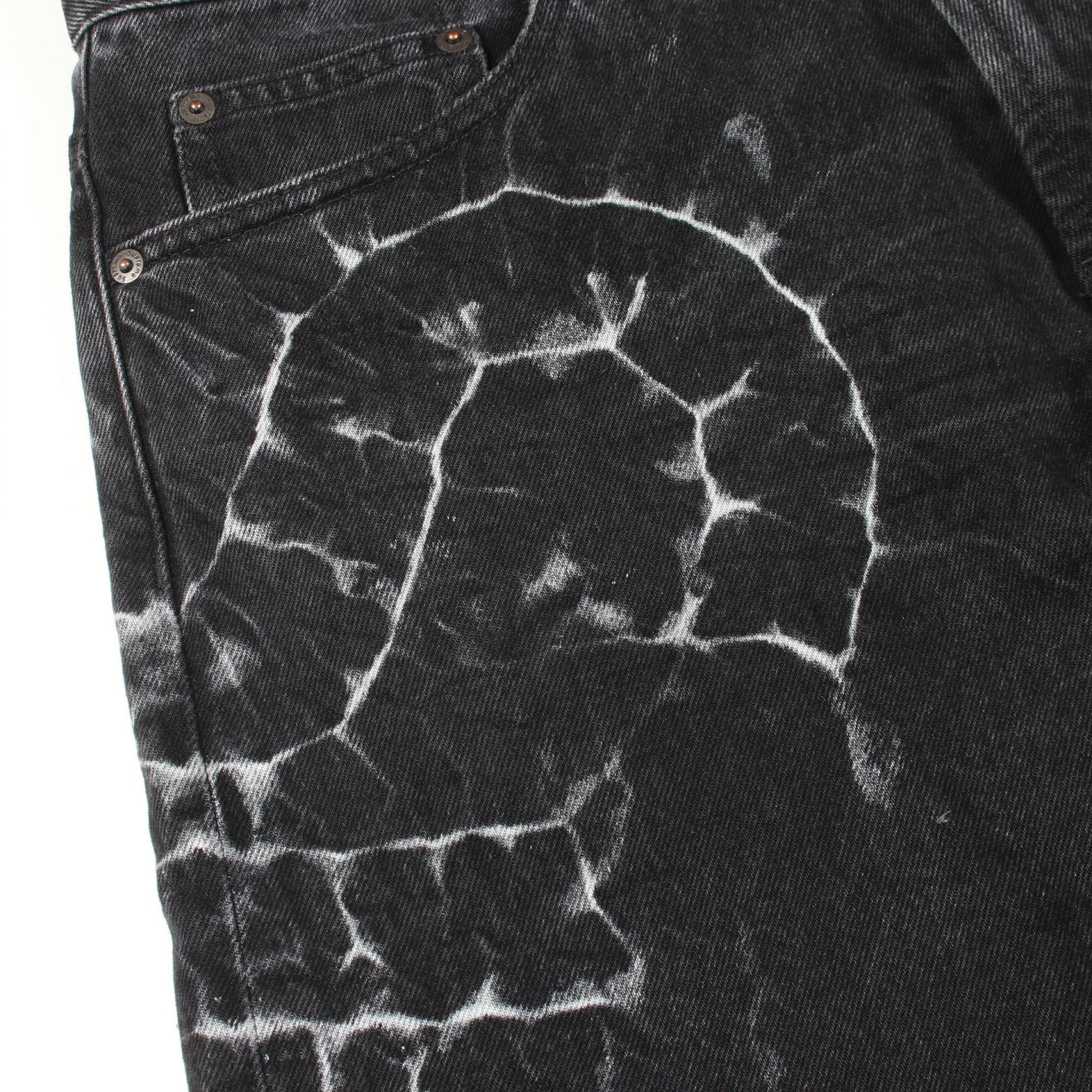 シュプリーム shibori loose fit jean コットンジーンズ