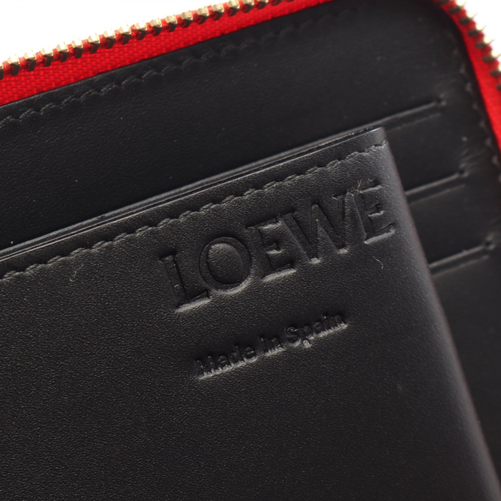 ロエベ アナグラム レザー長財布