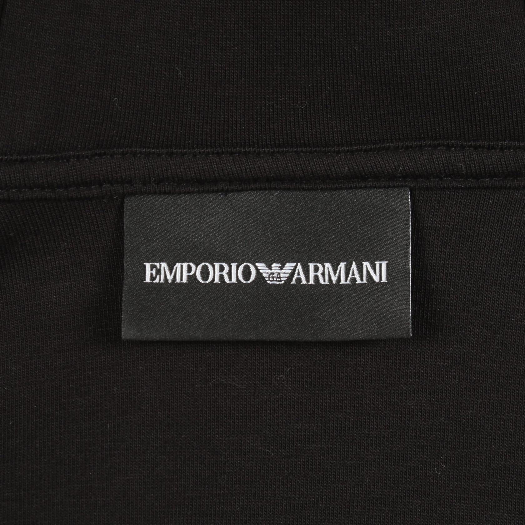 エンポリオアルマーニ 刺繍パーカー コットンポリエステル トップス