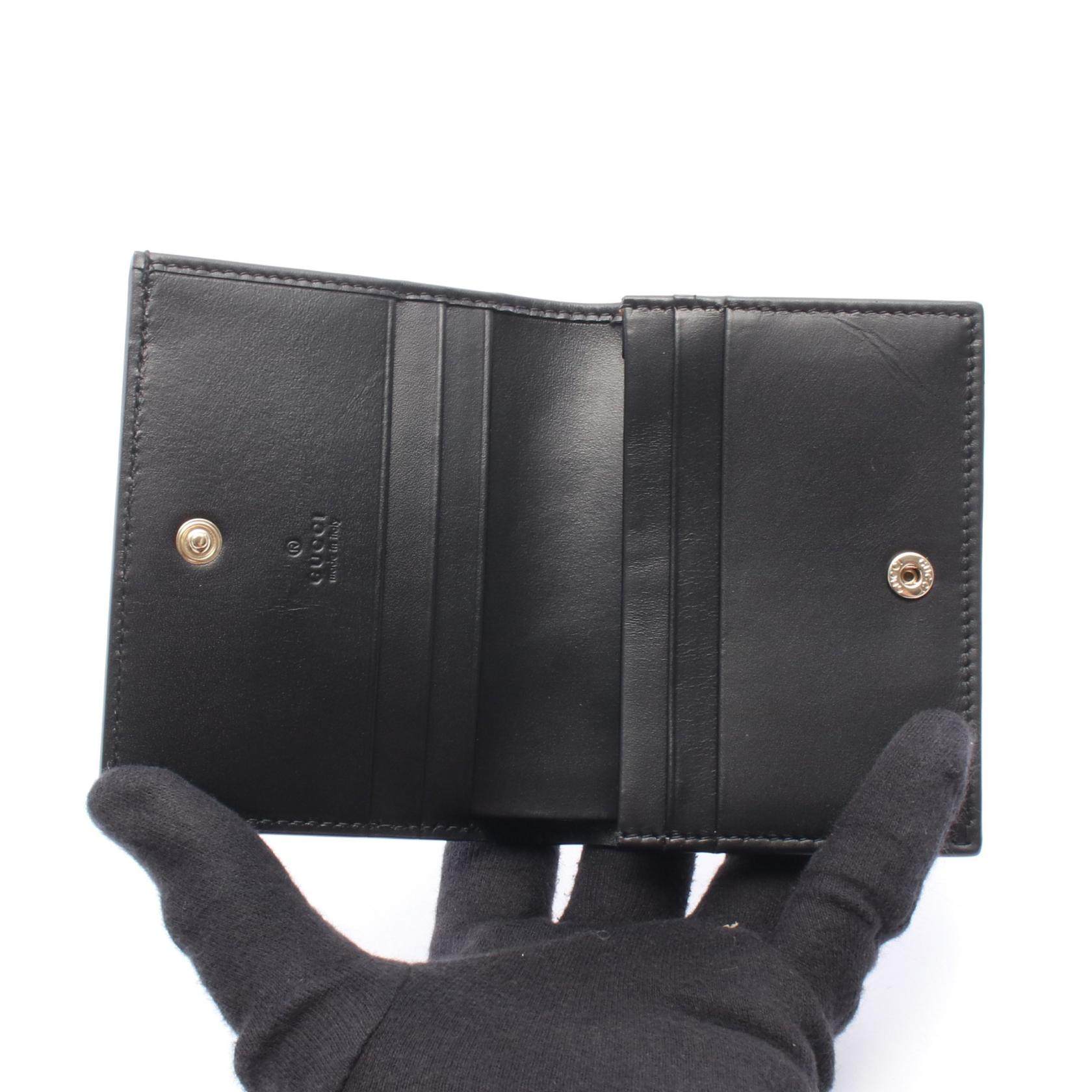 グッチ グッチシマ レザー二つ折り財布