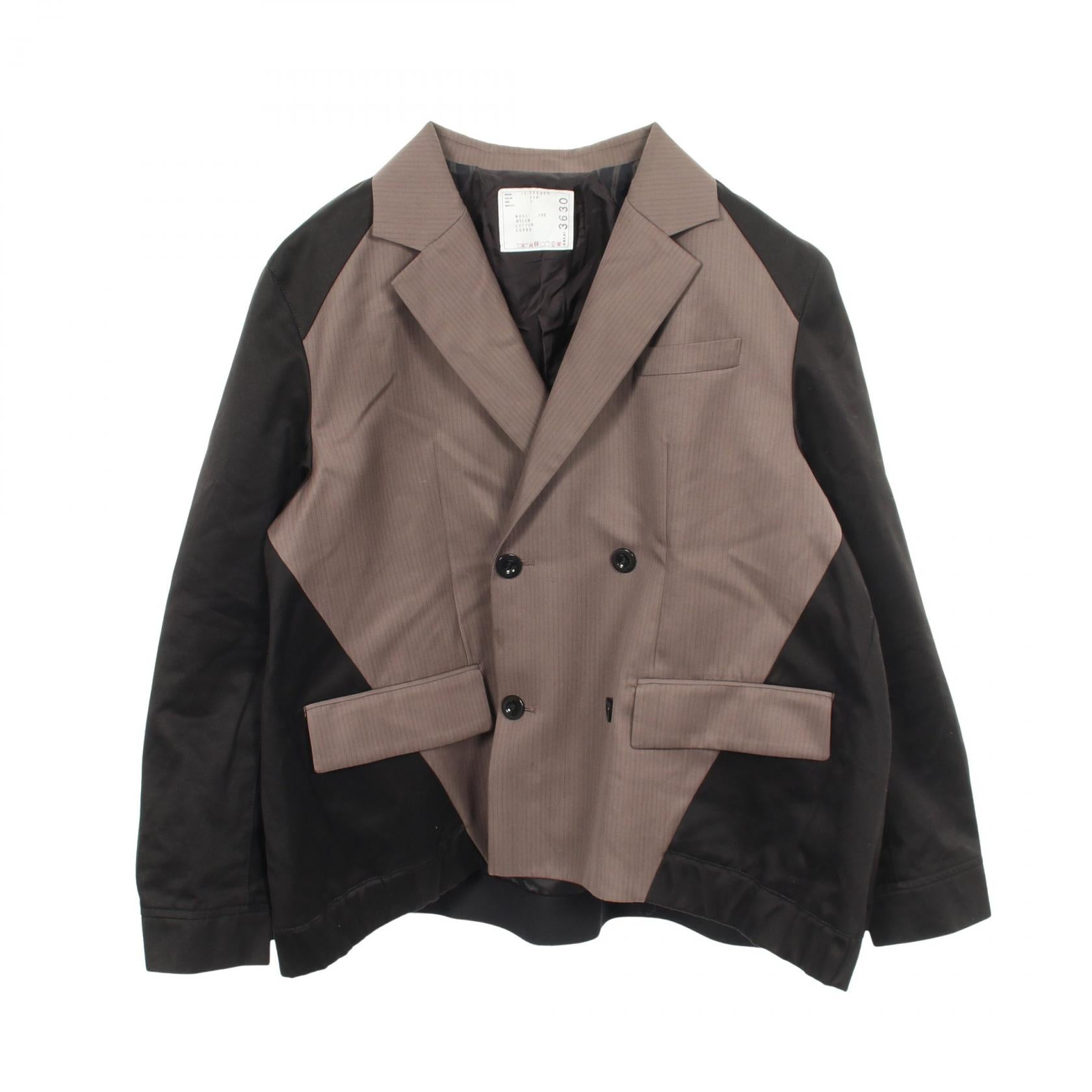 サカイ Doeskin Mix Jacket ウールジャケット
