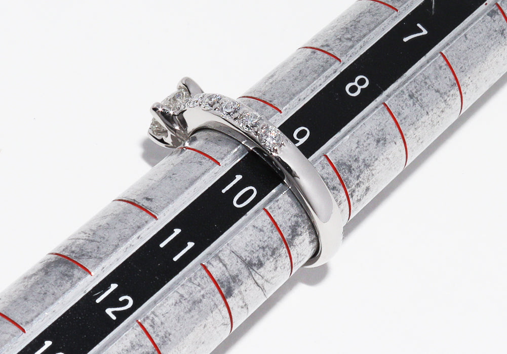 Pt900 プラチナ ダイヤモンド リング 0.52ct