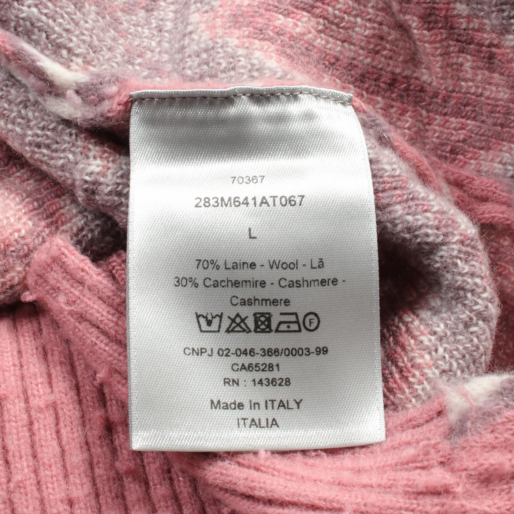 Dior CD ダイヤモンド ウール カシミア ニット