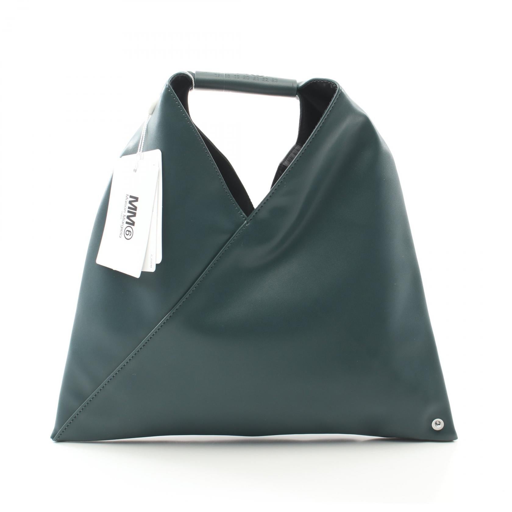 MM6 JAPANESE ミニレザーハンドバッグ