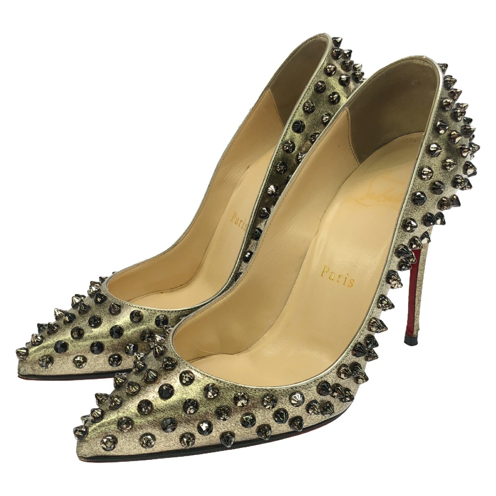 クリスチャン ルブタン スタッズ パンプス