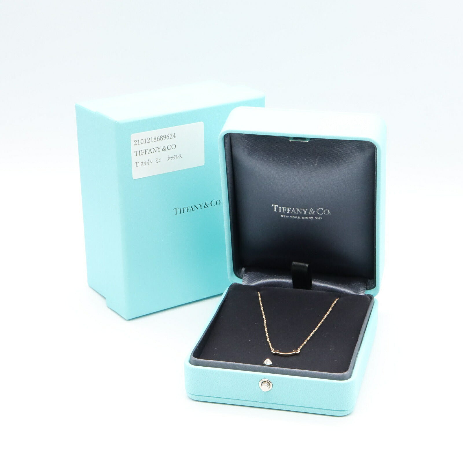 ティファニー Tスマイル Au750 ネックレス