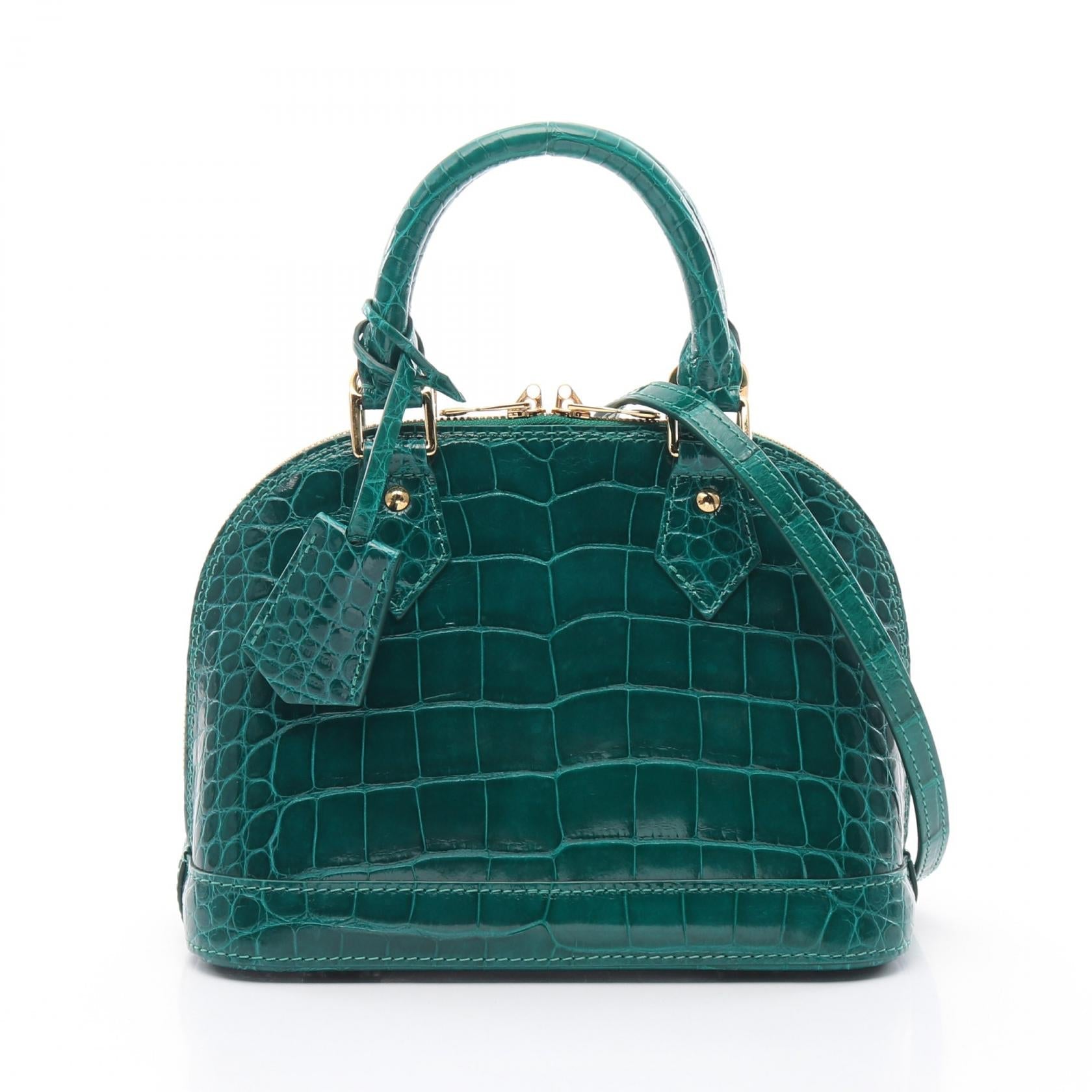 ルイ・ヴィトン アルマ BB エキゾチック レザー ハンドバッグ