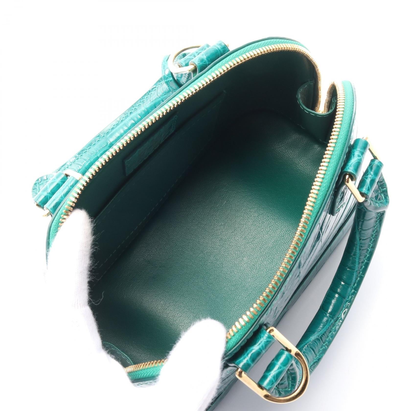 ルイ・ヴィトン アルマ BB エキゾチック レザー ハンドバッグ