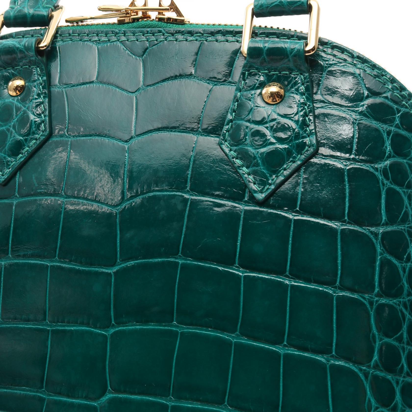 ルイ・ヴィトン アルマ BB エキゾチック レザー ハンドバッグ