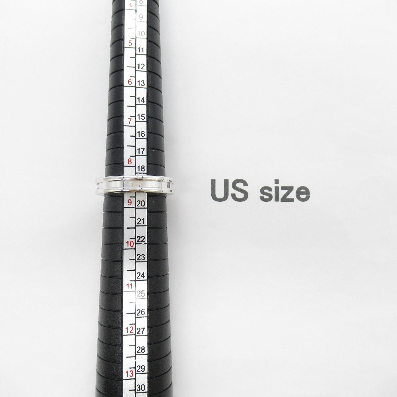 ブルガリ B-zero1 K18WG リング サイズ 17