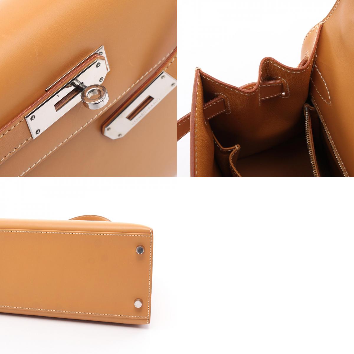 エルメス ケリー 28 ヴォー シャムニー カーフ ハンドバッグ