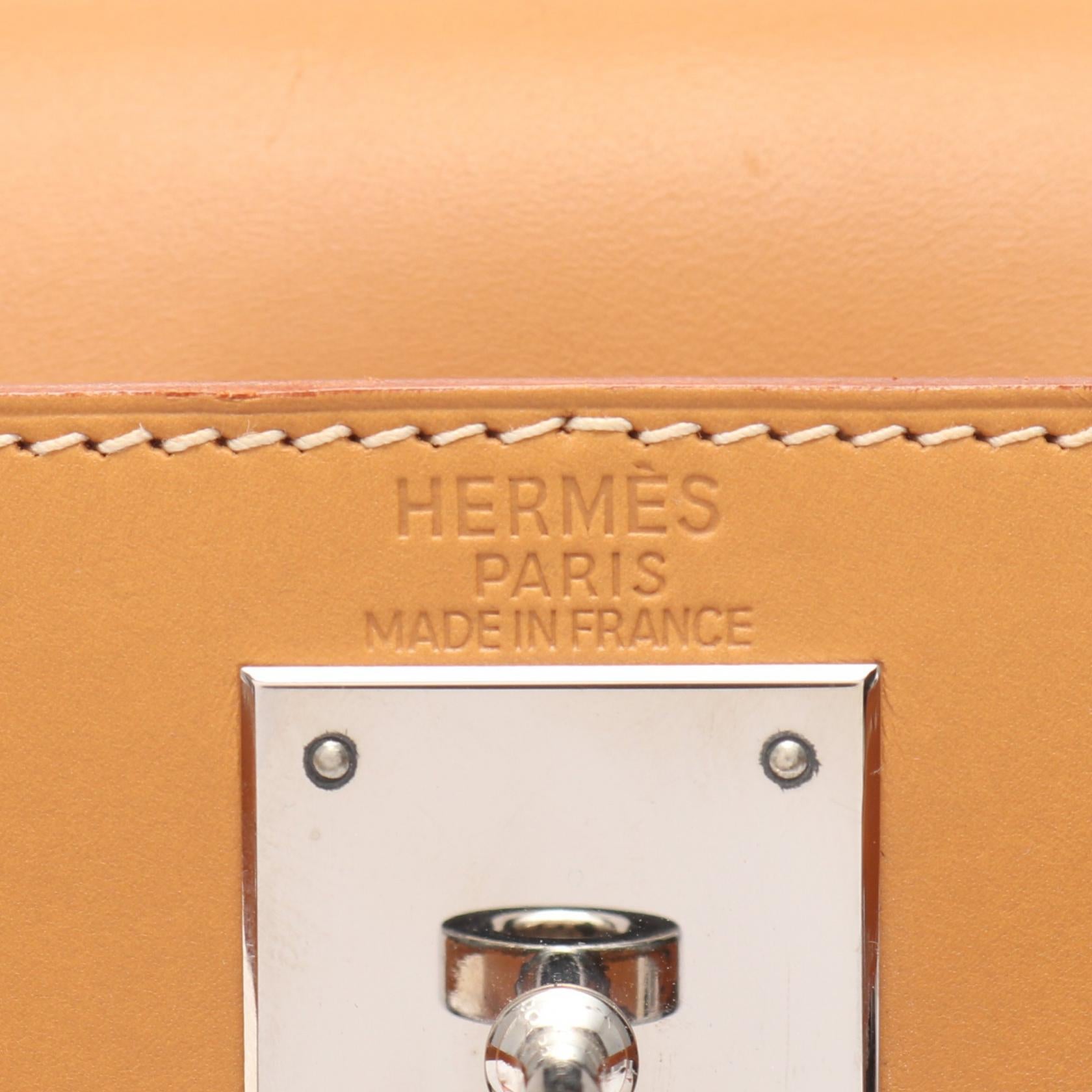 エルメス ケリー 28 ヴォー シャムニー カーフ ハンドバッグ