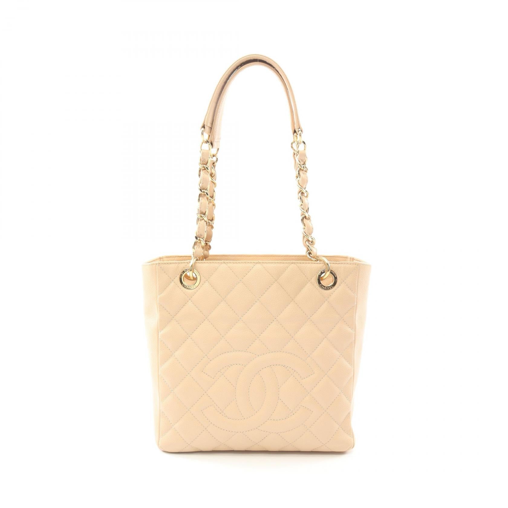 シャネル マトラッセ グレインドカーフスキン トートバッグ