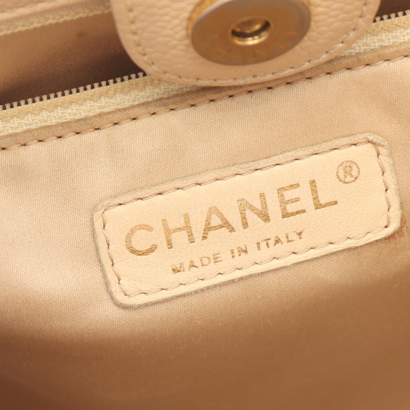 シャネル マトラッセ グレインドカーフスキン トートバッグ