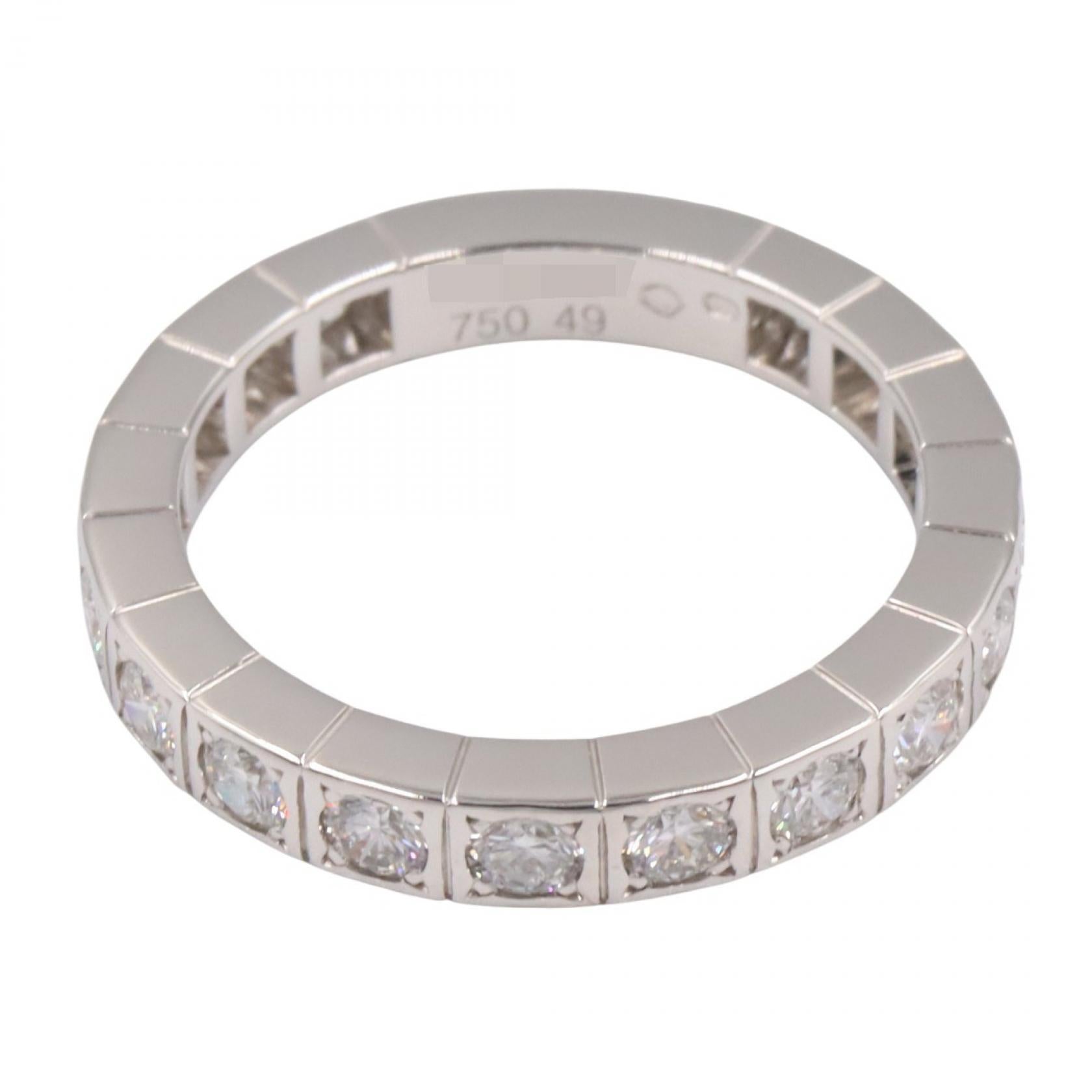 カルティエ ラニエール Au750 ダイヤモンドリング 8.5号