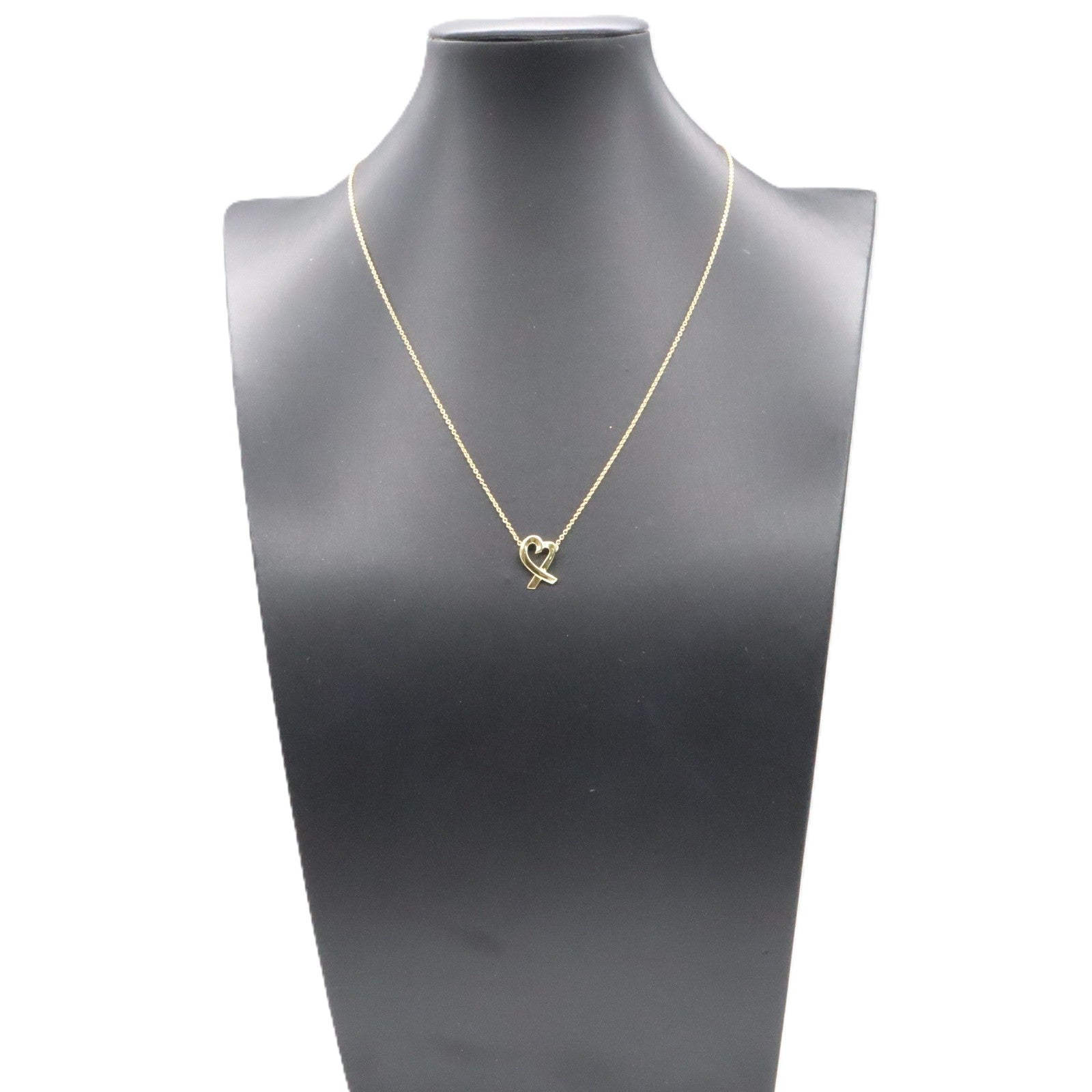ティファニー ラビングハート Au750 ネックレス