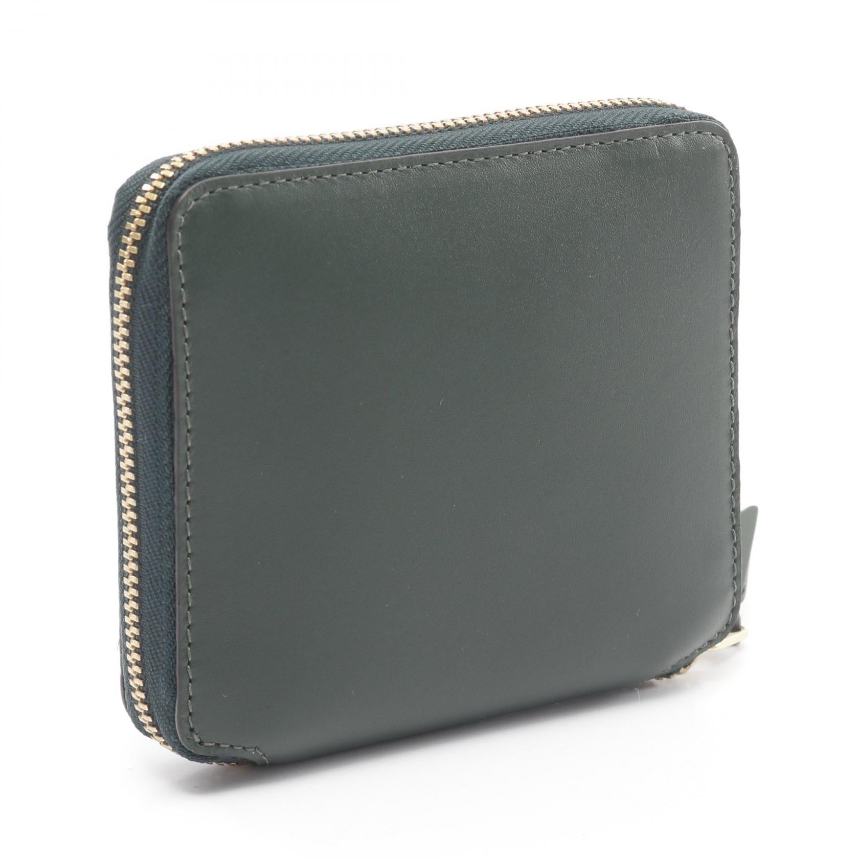 コム デ ギャルソン SA2100BGRN レザー ウォレット