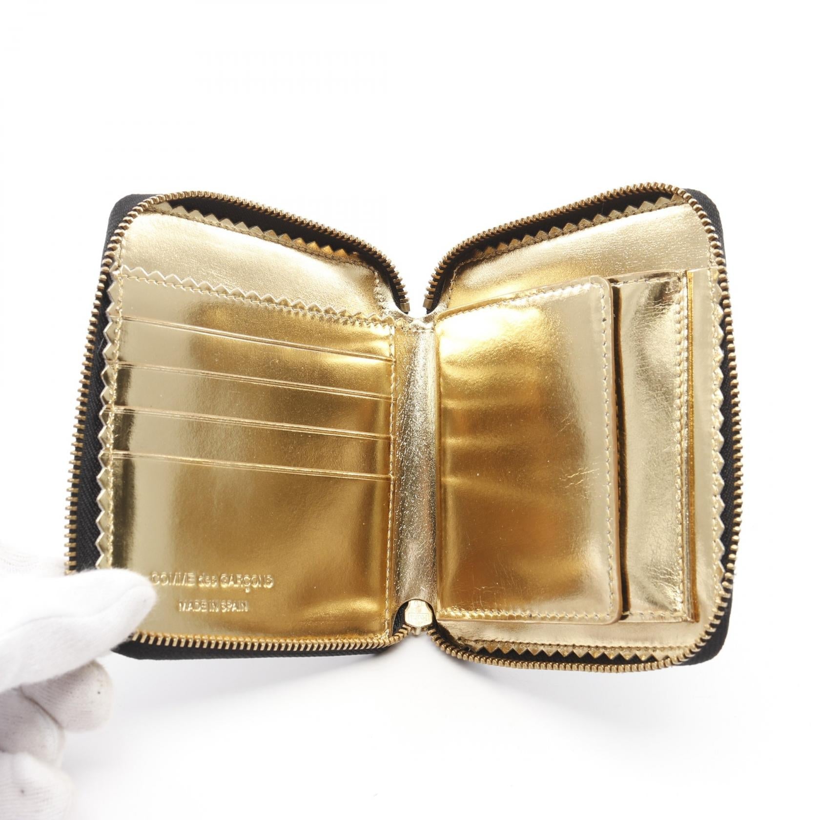 コム デ ギャルソン MIRROR INSIDE レザー ウォレット