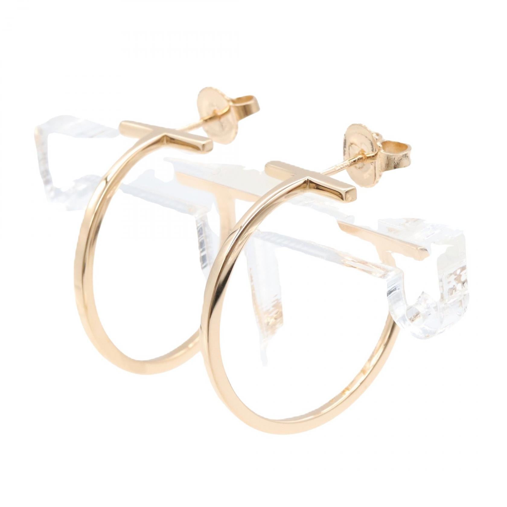 ティファニー T フープ Au750 ピアス