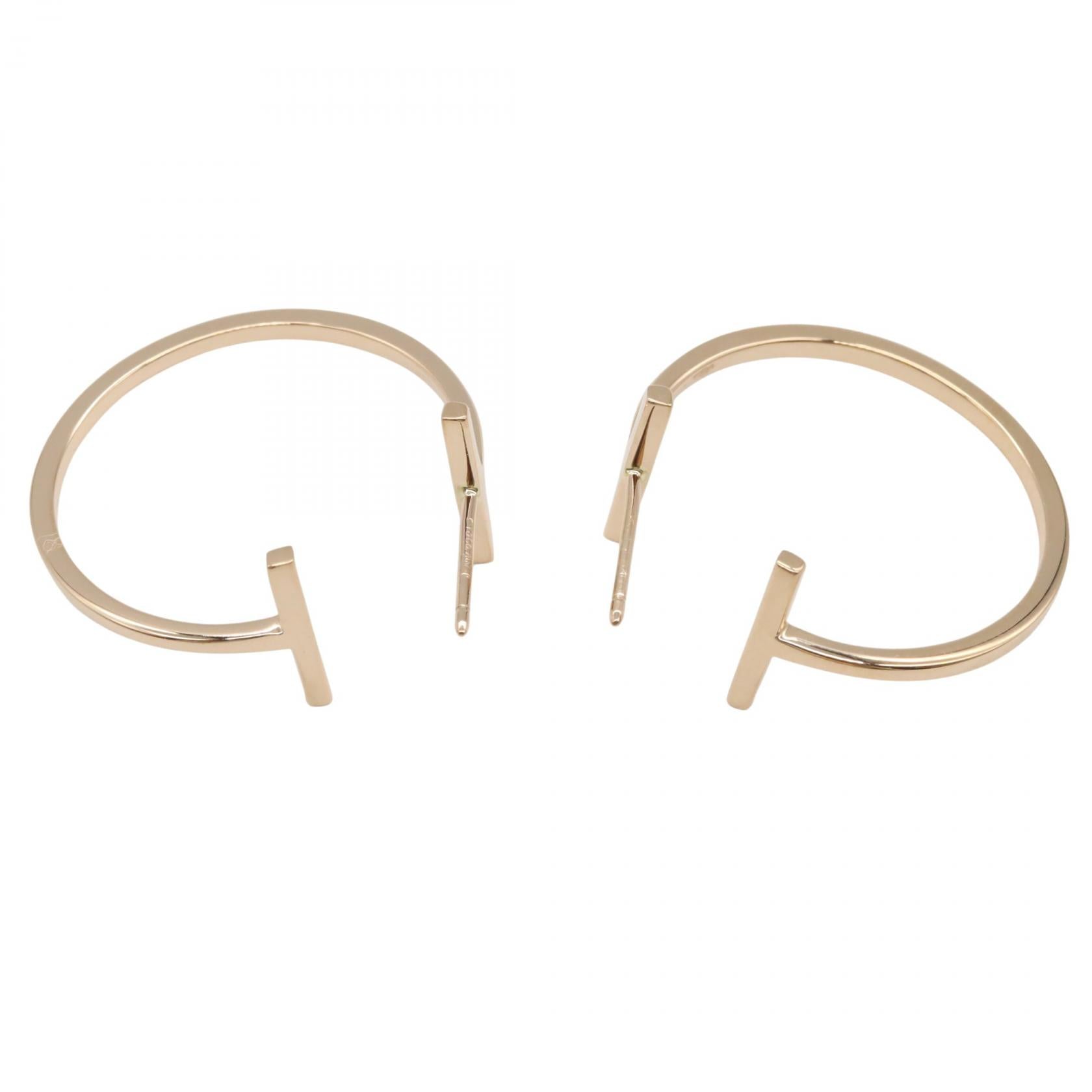 ティファニー T フープ Au750 ピアス