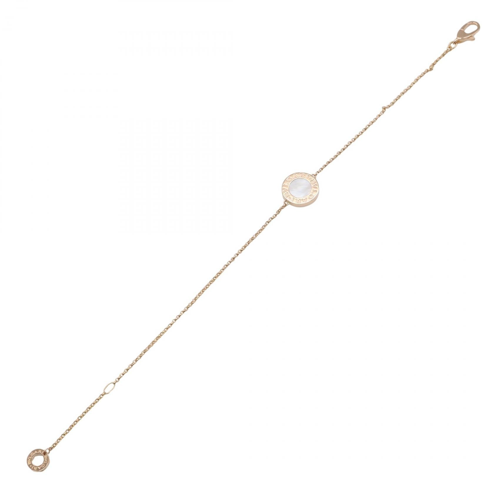 ブルガリ ブルガリ K18PG パール ブレスレット サイズ17