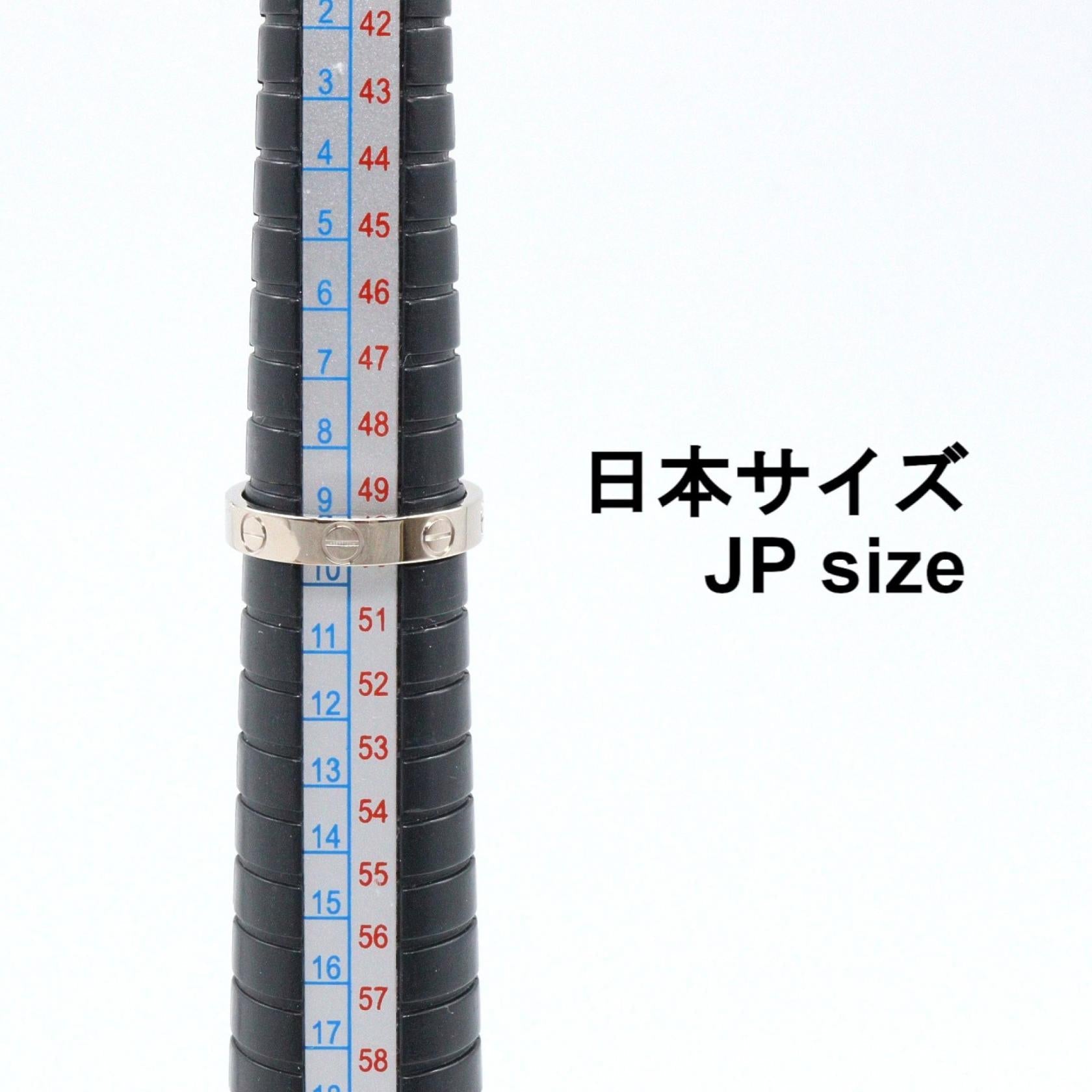 カルティエ ミニラブ Au750ホワイトゴールド リング 9号