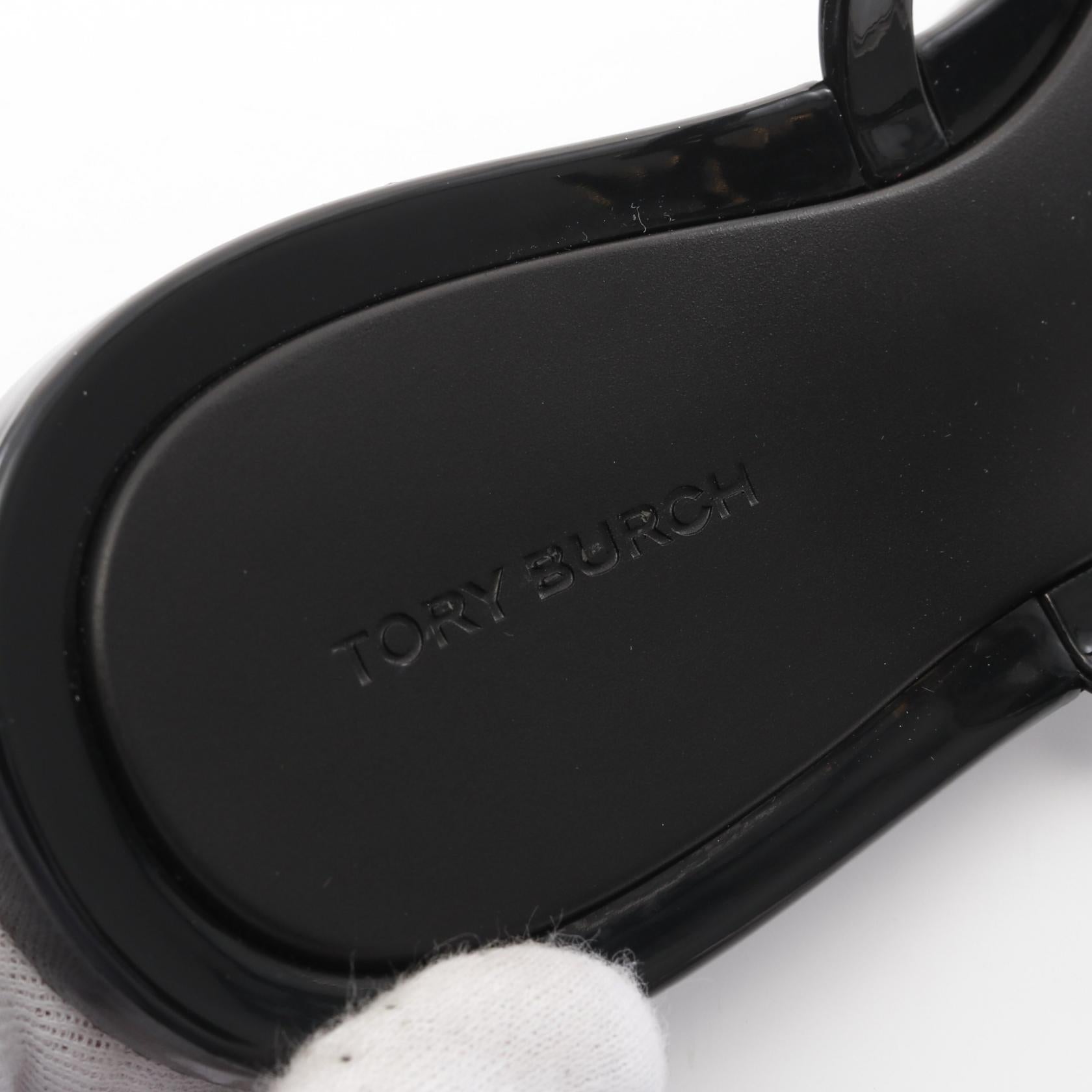 トリー バーチ ロクサーヌ ジェリー パテント レザー サンダル