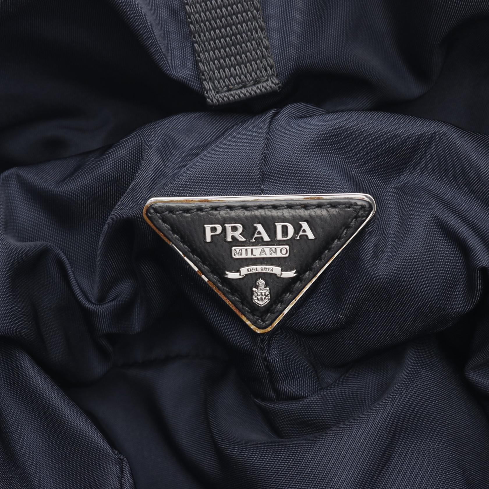 プラダ テスート ダブル ナイロン レザー 2WAY バッグ