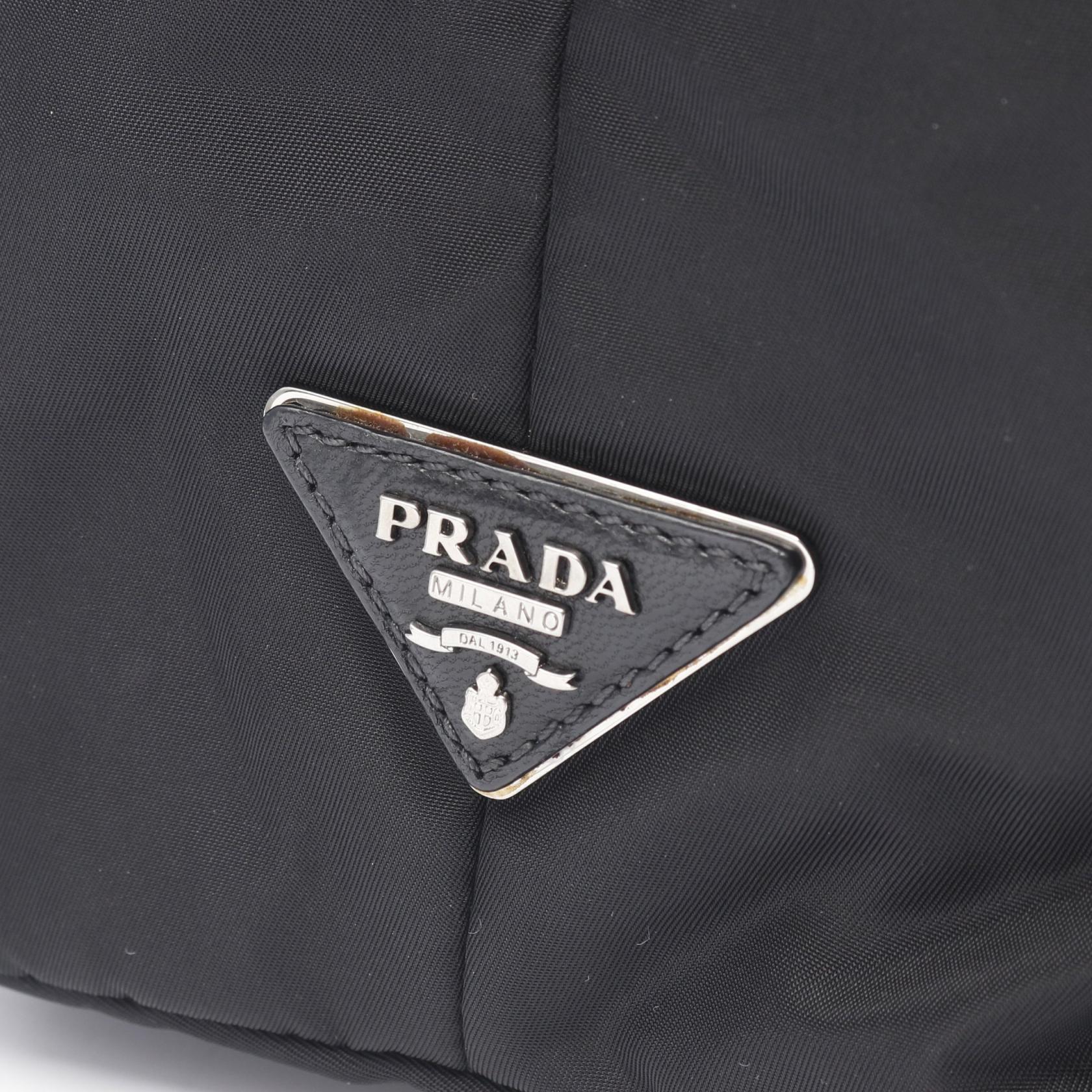 プラダ テスート ダブル ナイロン レザー 2WAY バッグ