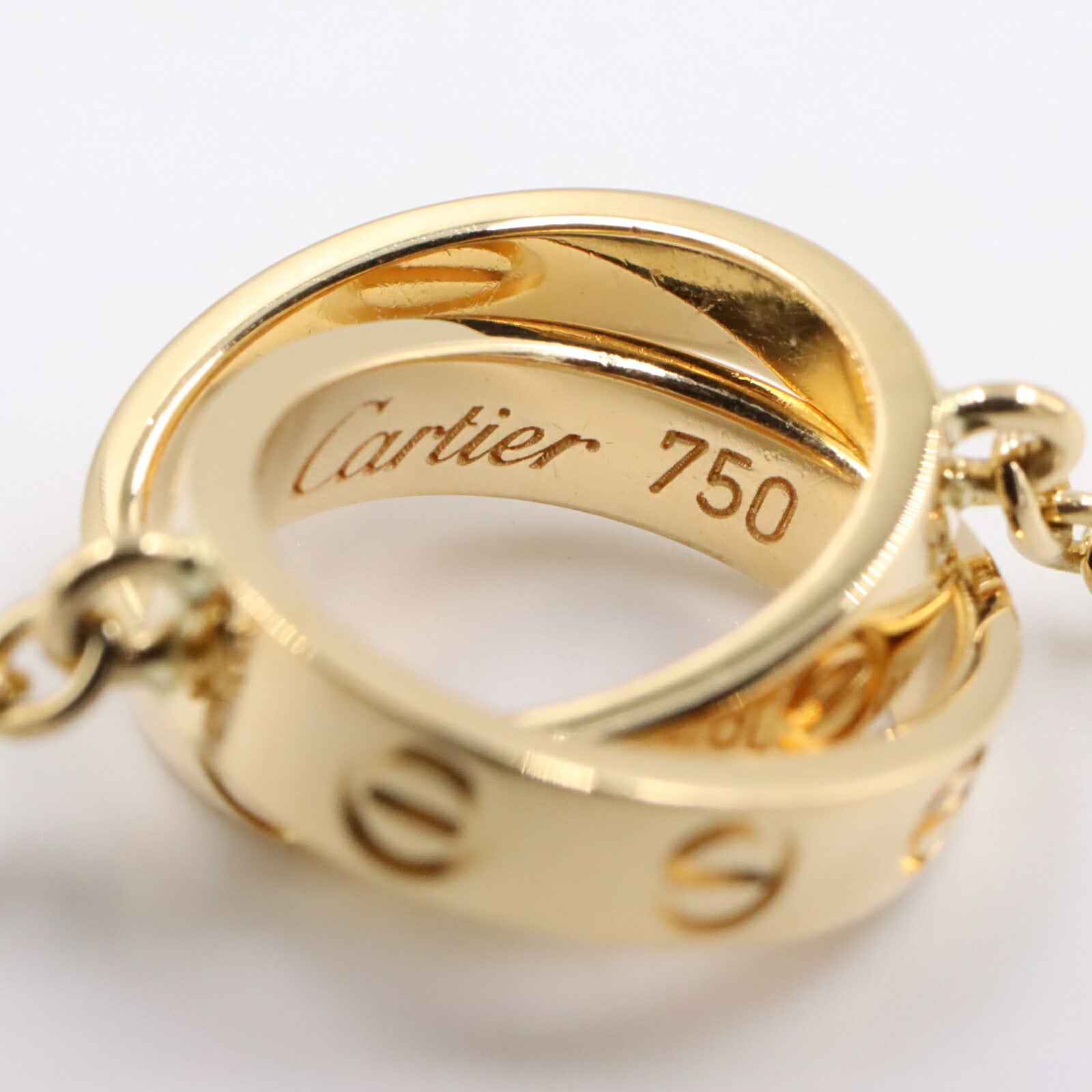 カルティエ ベビーラブ Au750 ネックレス