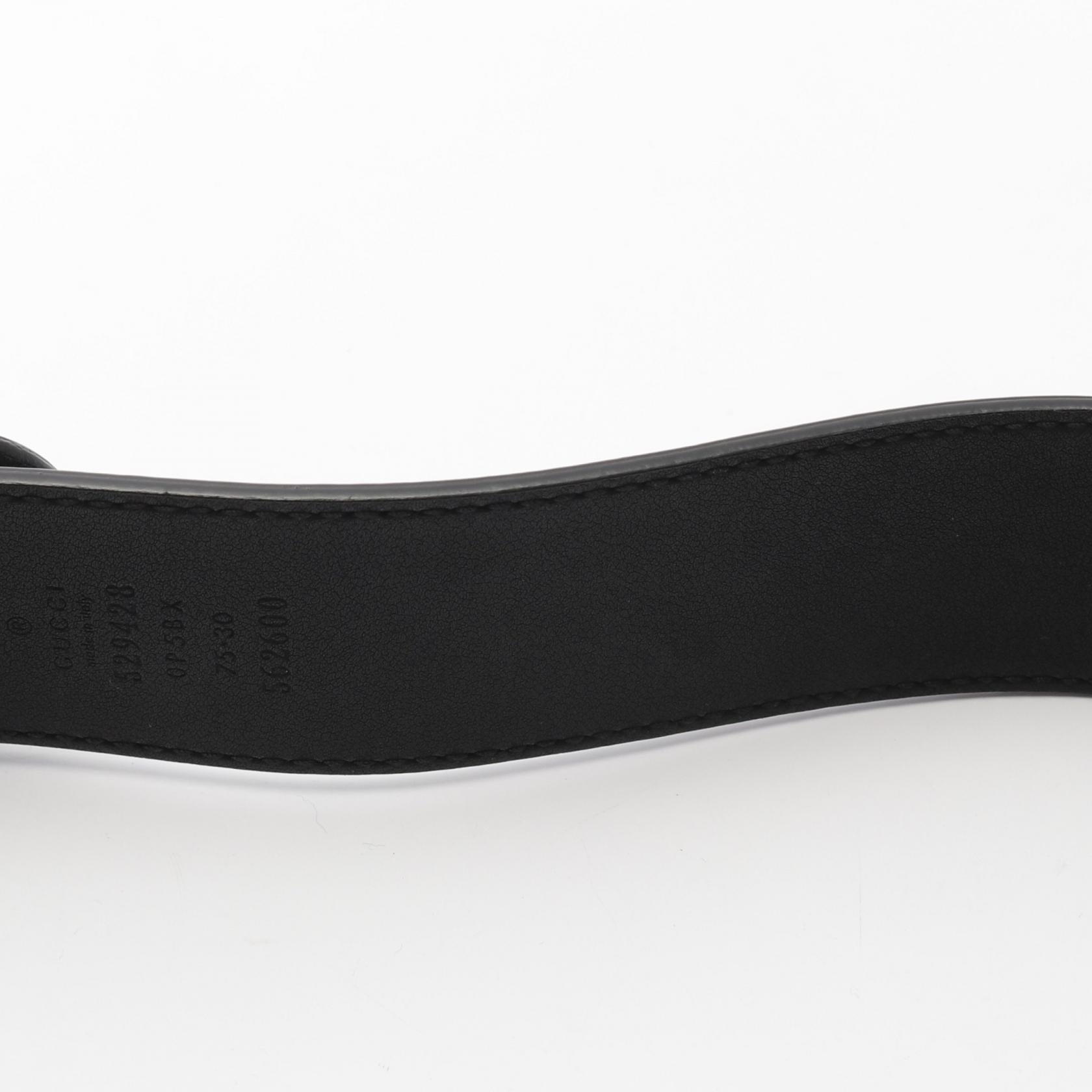 グッチ ゲームパッチロゴ パテントレザー ベルトバッグ