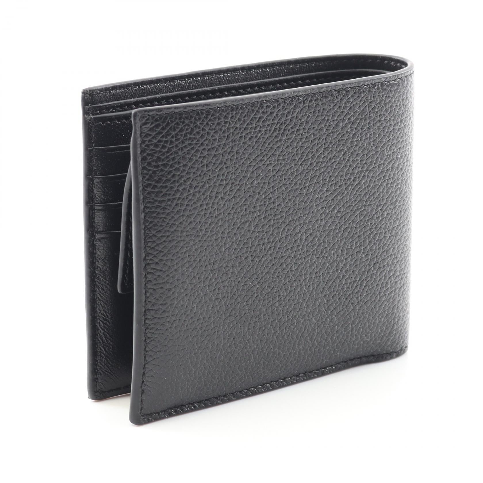 バレンシアガ CASH SQUARE COIN WALLET レザー二つ折り財布