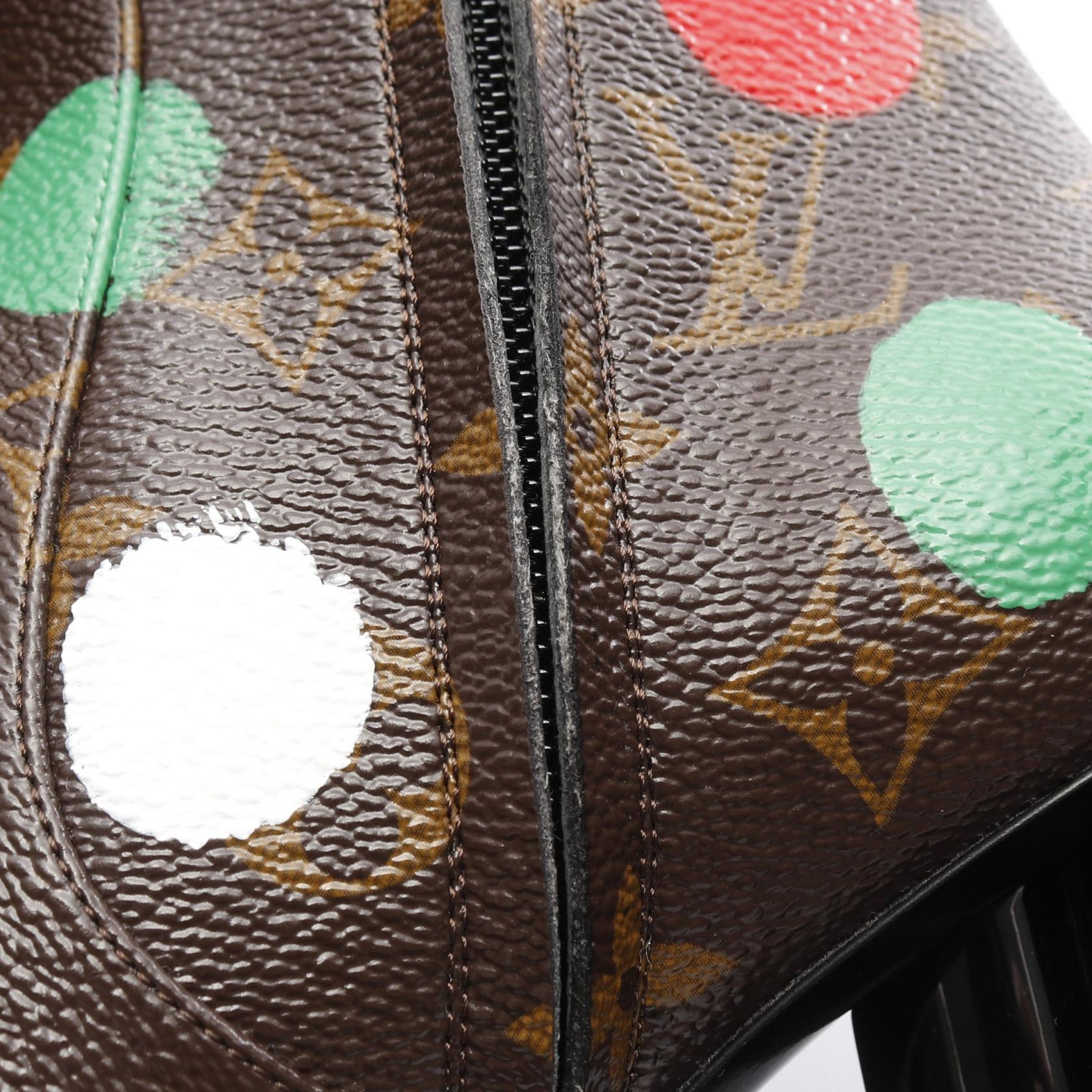 ルイヴィトン LV×YK ペインティッドドット モノグラム 靴