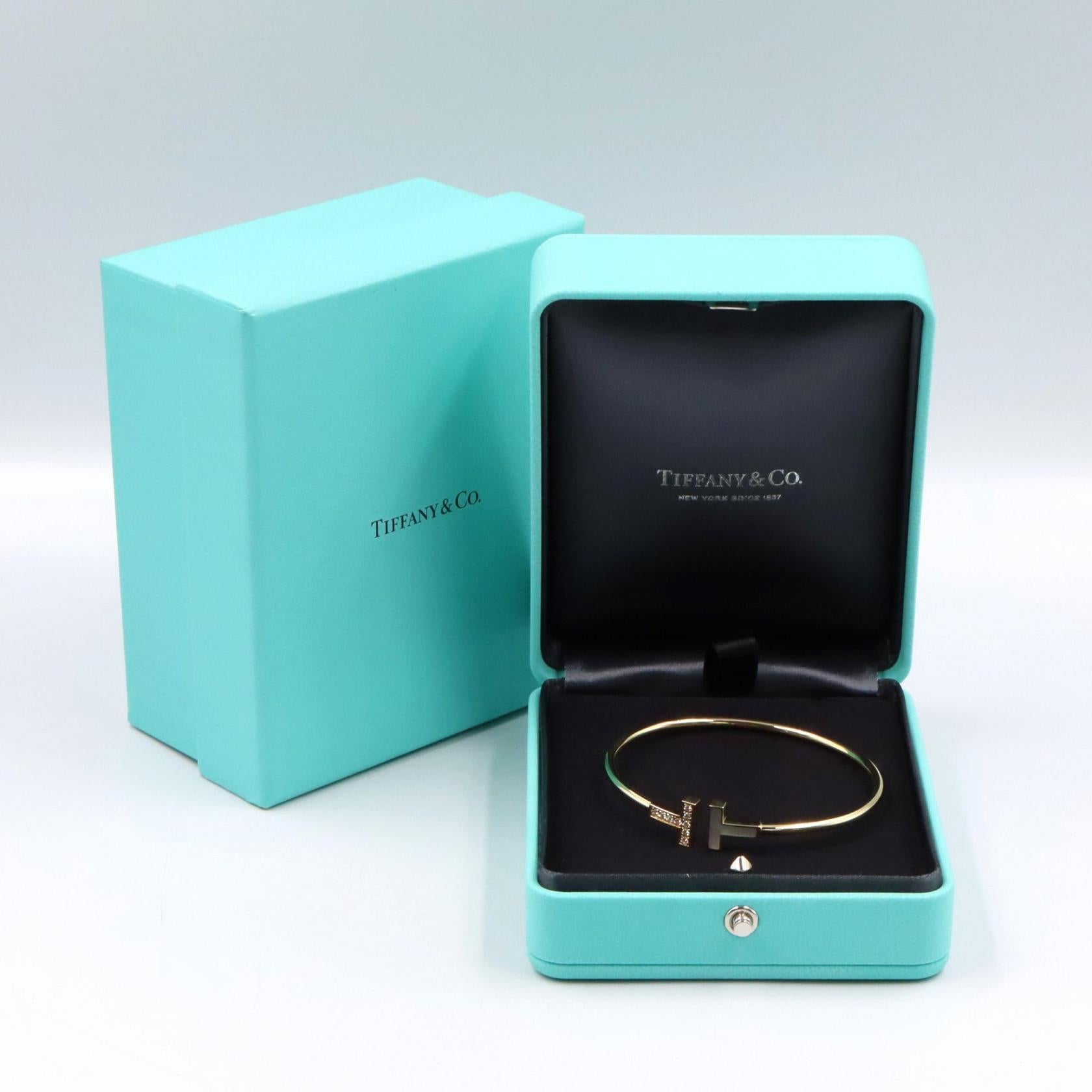 ティファニー T ワイヤー ダイヤ ブレスレット