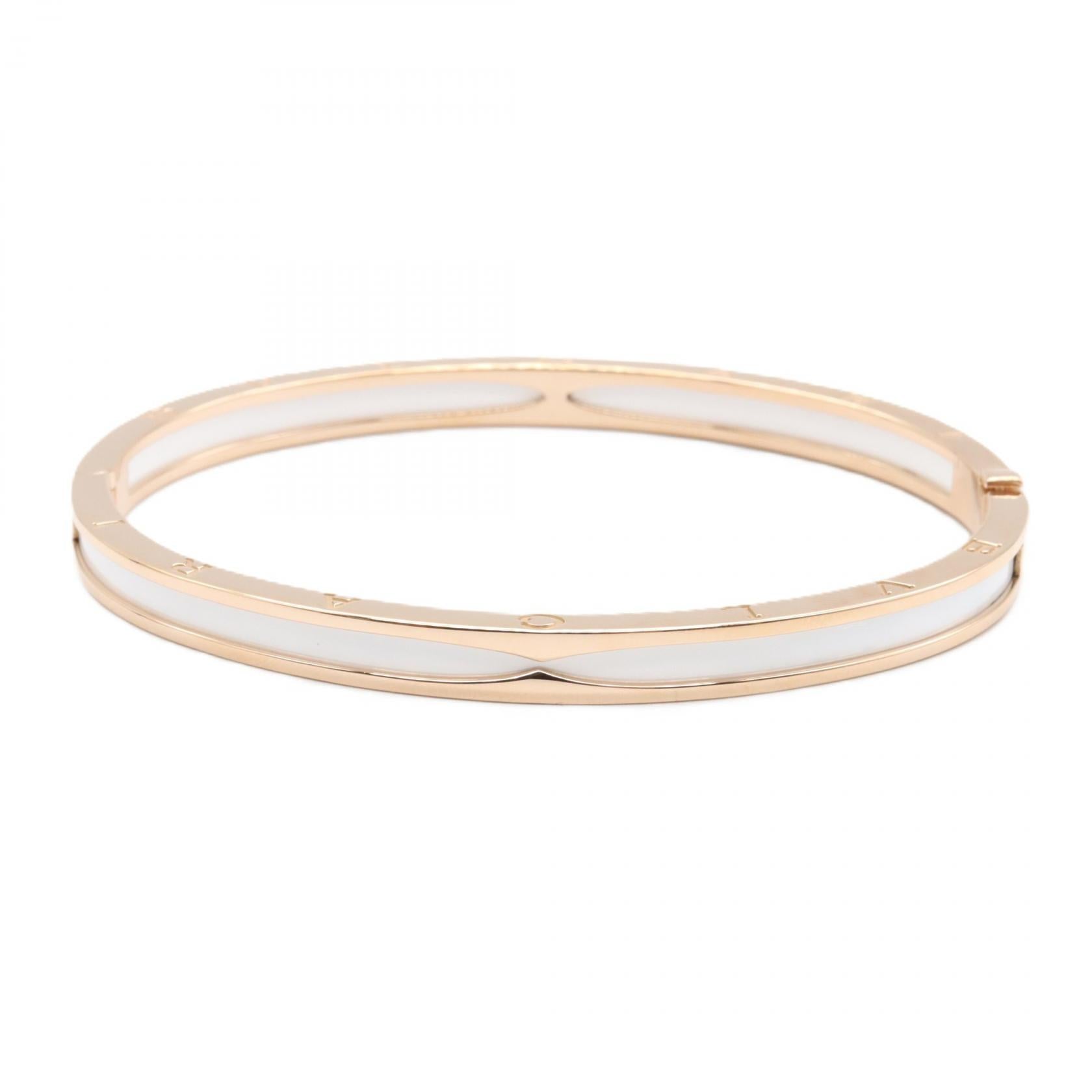 ブルガリ B-zero1 Au750 セラミック ブレスレット サイズ 19