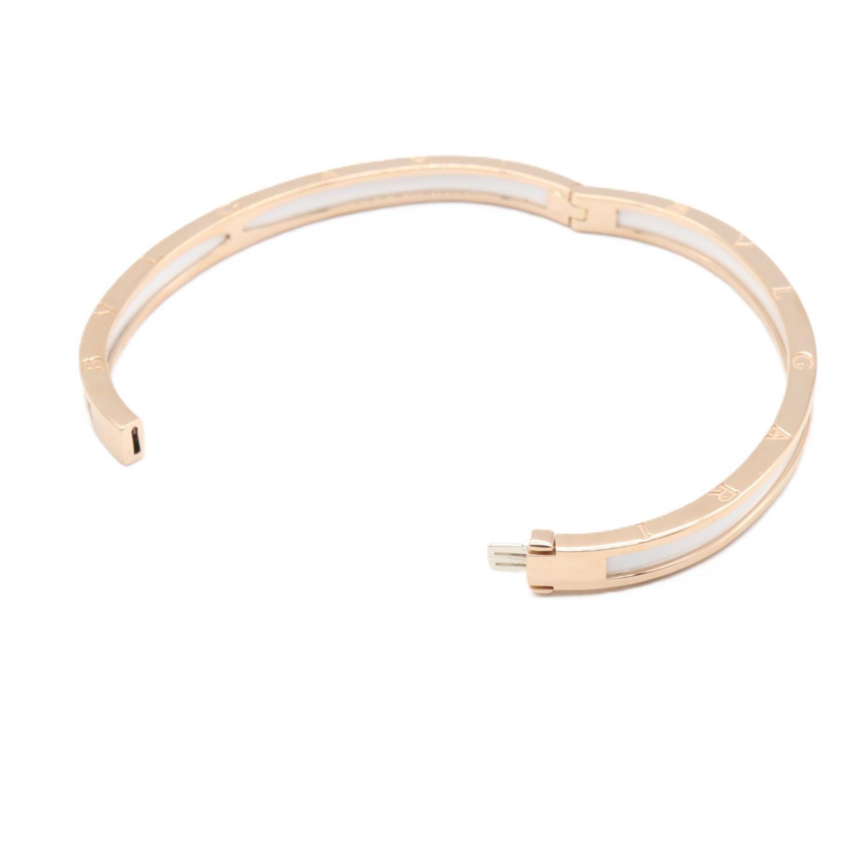 ブルガリ B-zero1 Au750 セラミック ブレスレット サイズ 19