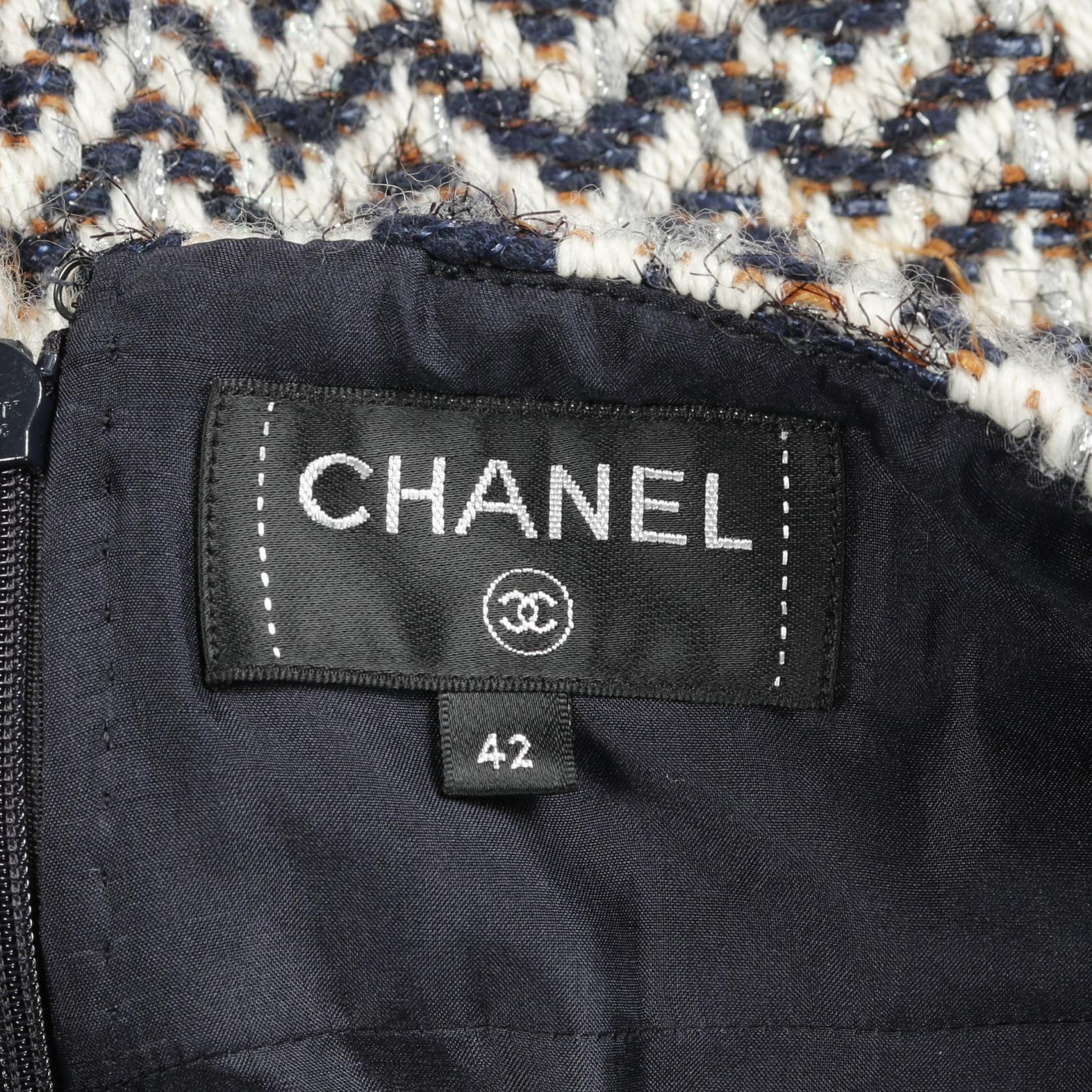 シャネル ココマークウールナイロンスカート