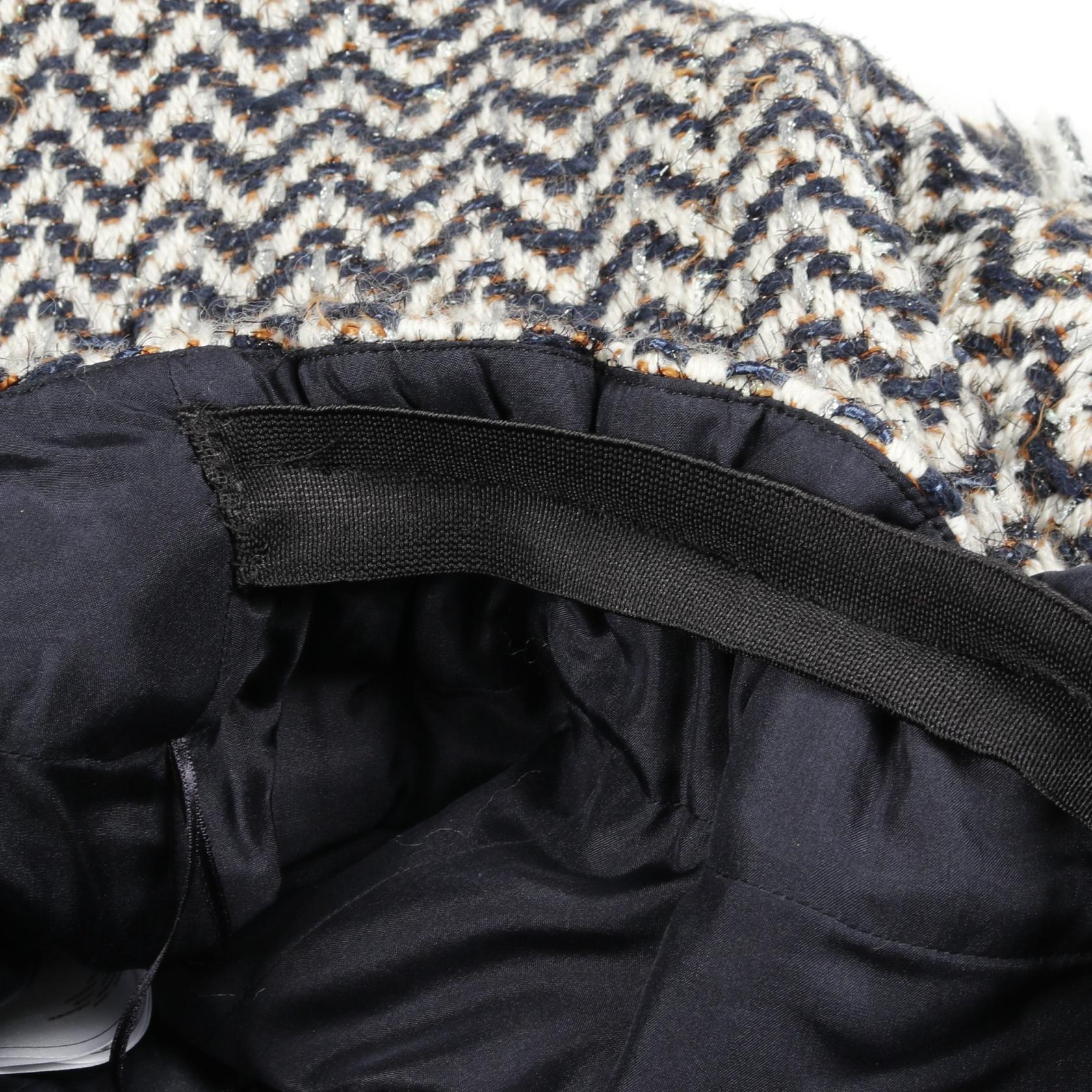 シャネル ココマークウールナイロンスカート