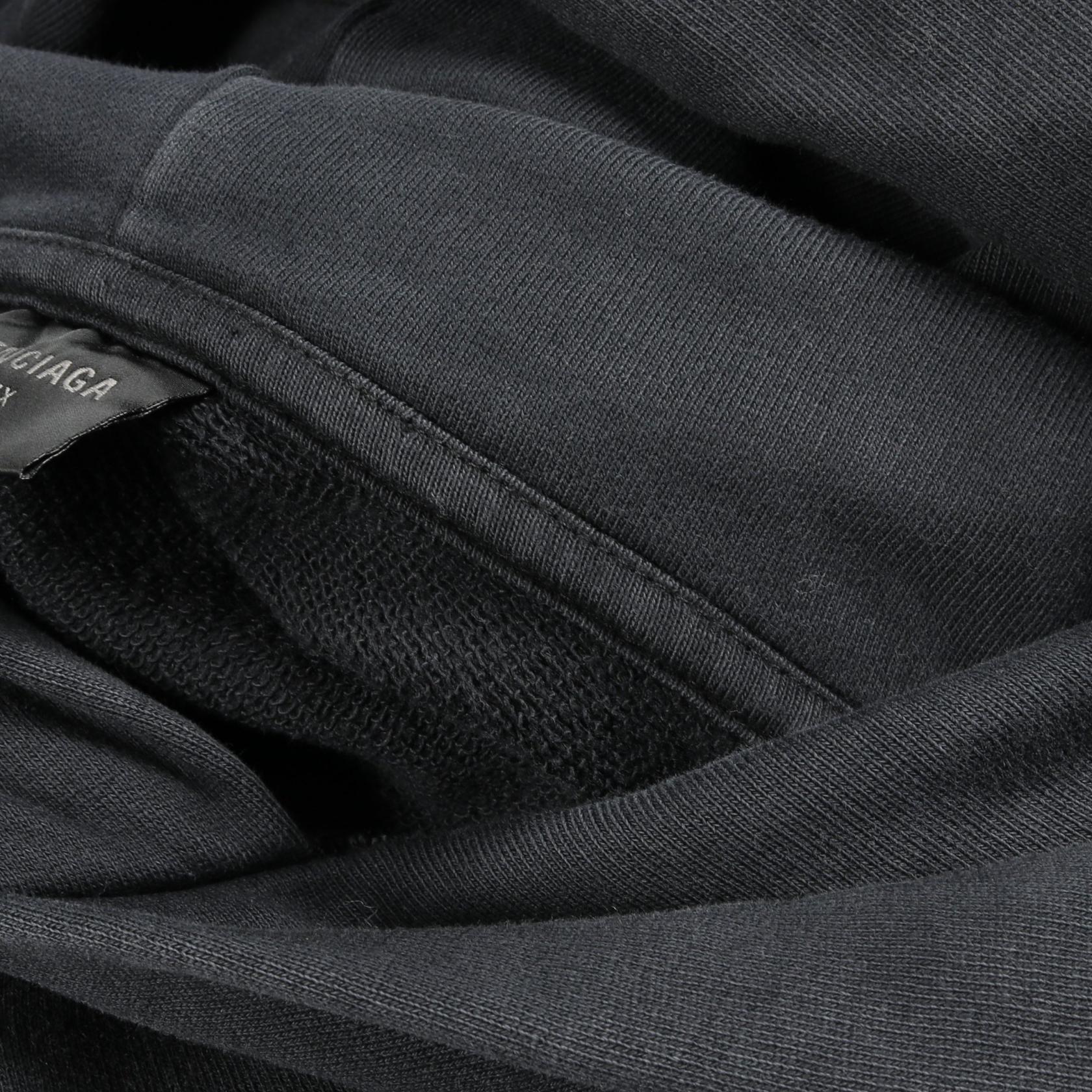 バレンシアガ METAL OUTLINE HOODIE コットン パーカー