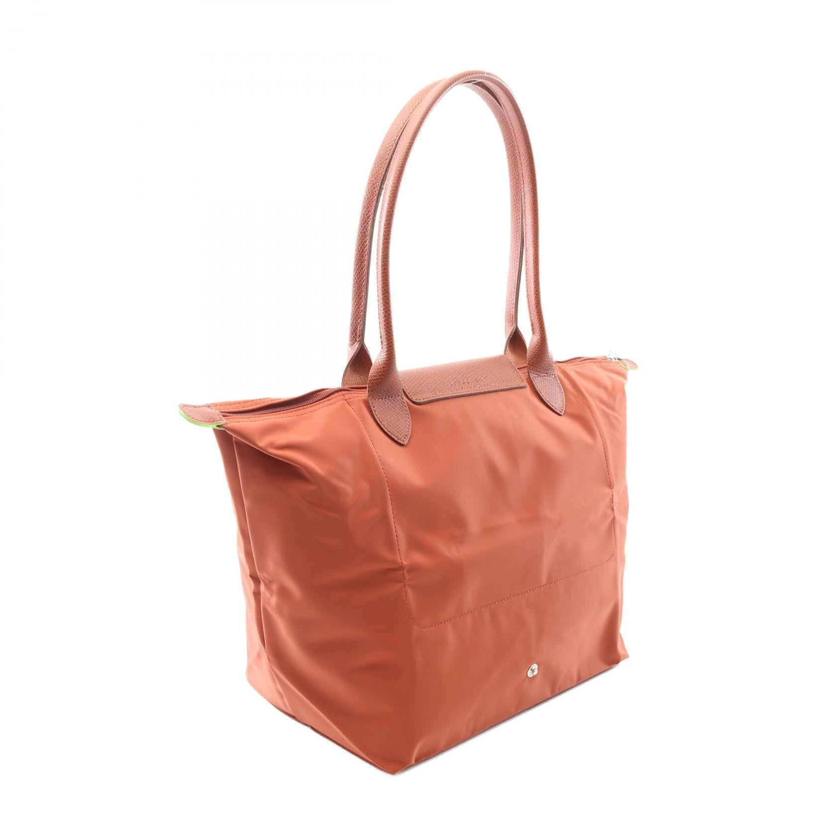 ロンシャン ル プリアージュ グリーン ショルダーバッグ