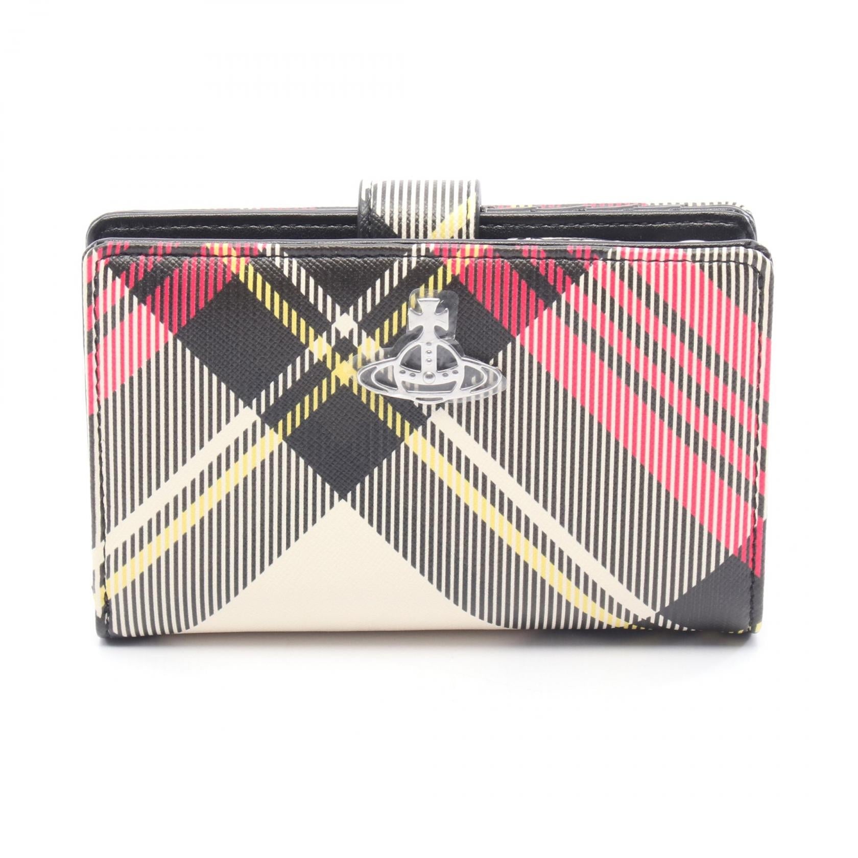 ヴィヴィアンウエストウッド ZIP CARD WALLET PVCコーティングキャンバス 財布