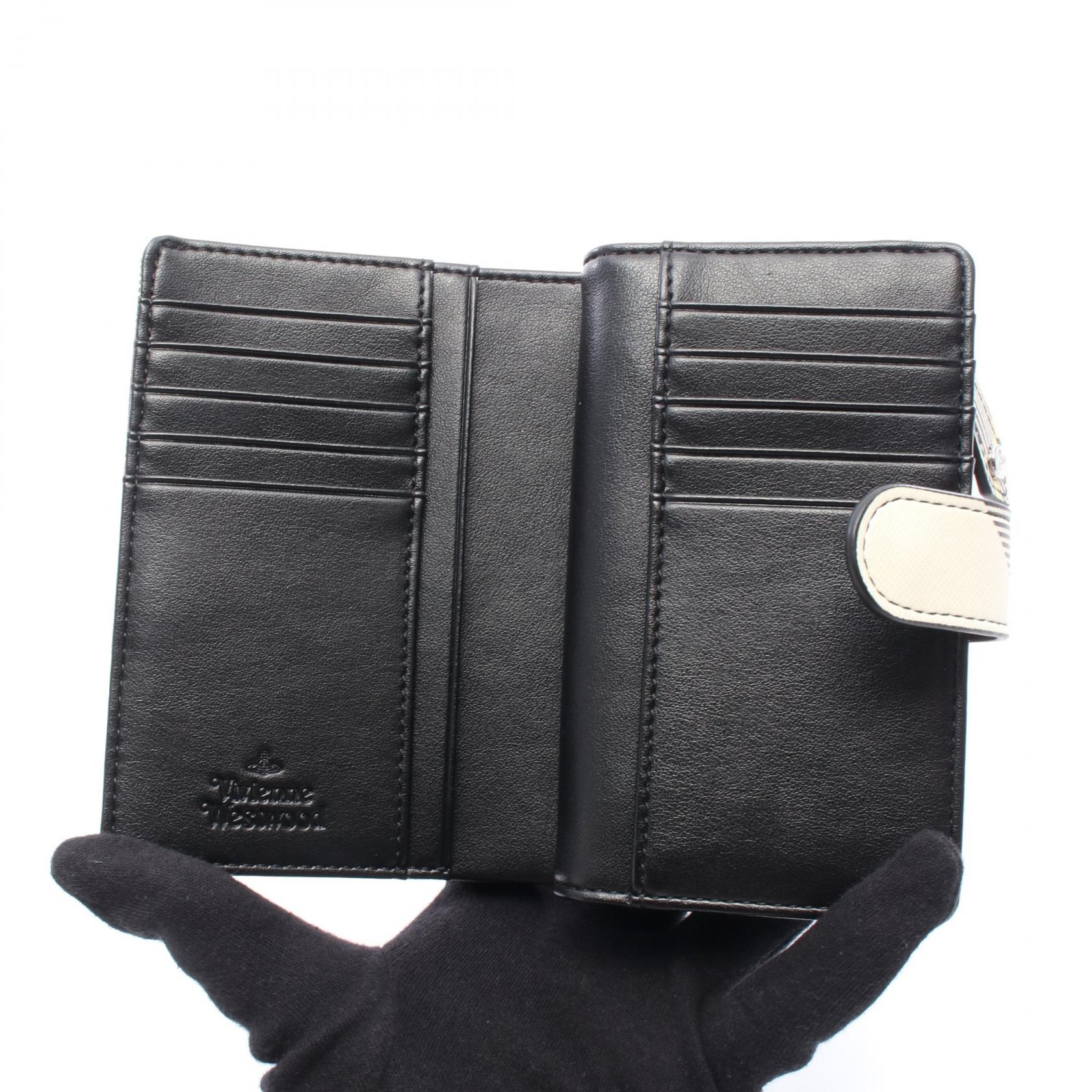 ヴィヴィアンウエストウッド ZIP CARD WALLET PVCコーティングキャンバス 財布