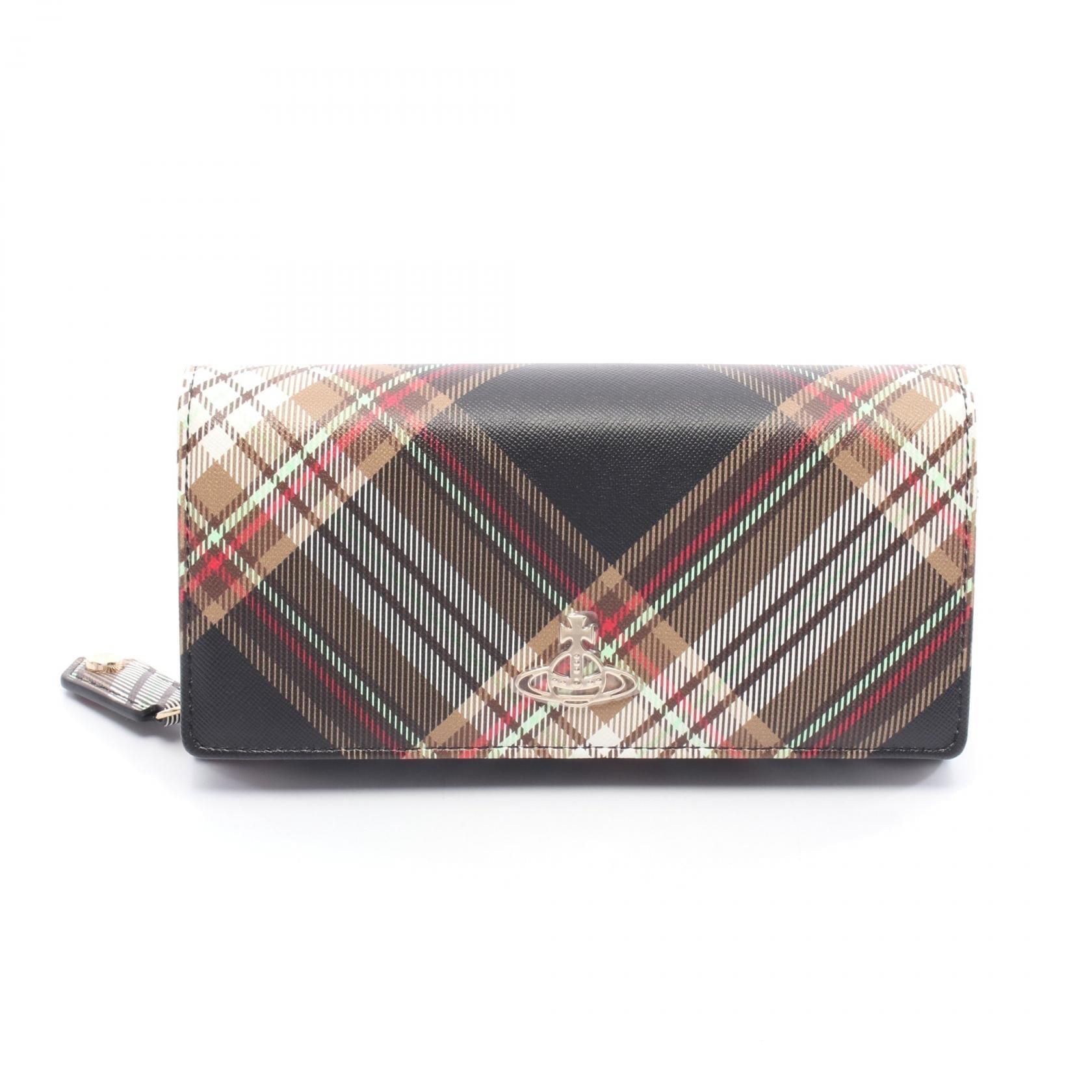 ヴィヴィアンウエストウッド CLASSIC LOGO WALLET PVCコーティングキャンバスウォレット