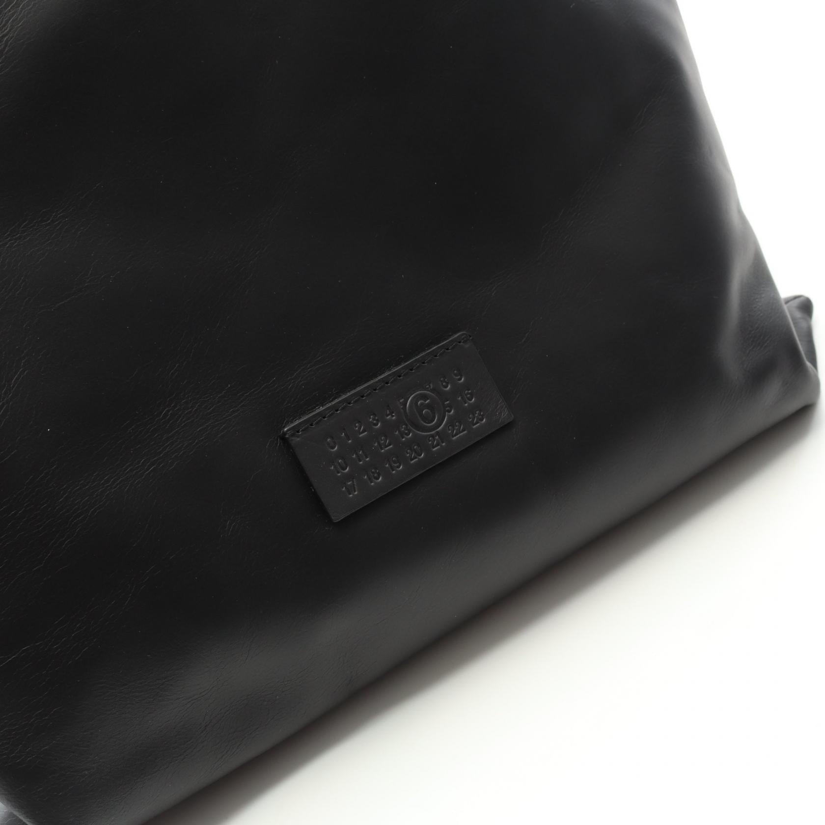 エムエムシックス レザーショルダーバッグ
