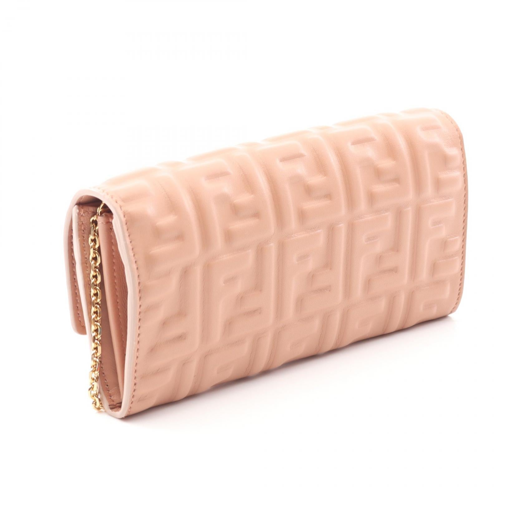 フェンディ FFロゴ レザー ショルダーバッグ