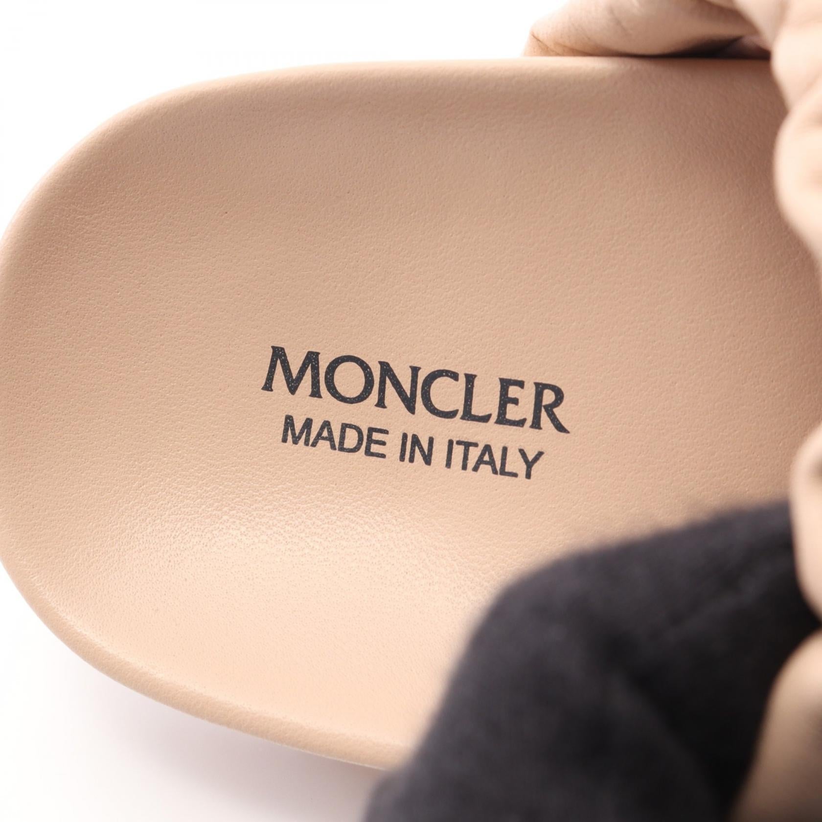 モンクレール MON POCKET MULE ファブリックサンダル