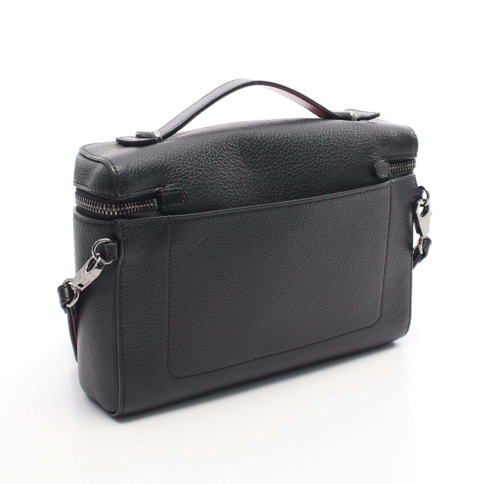 クリスチャン ルブタン キビ ポーチ レザー 2WAY バッグ