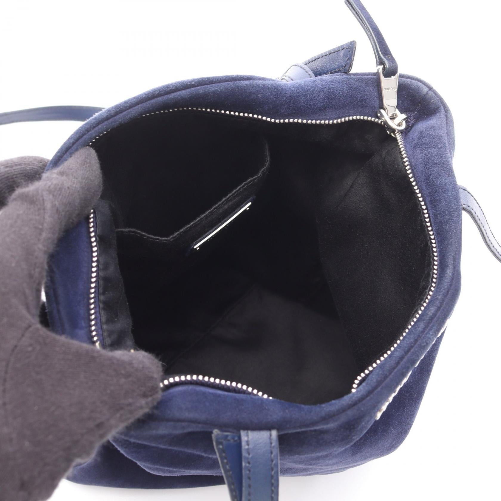 Miu Miu 5BG011 スエード ショルダー バッグ